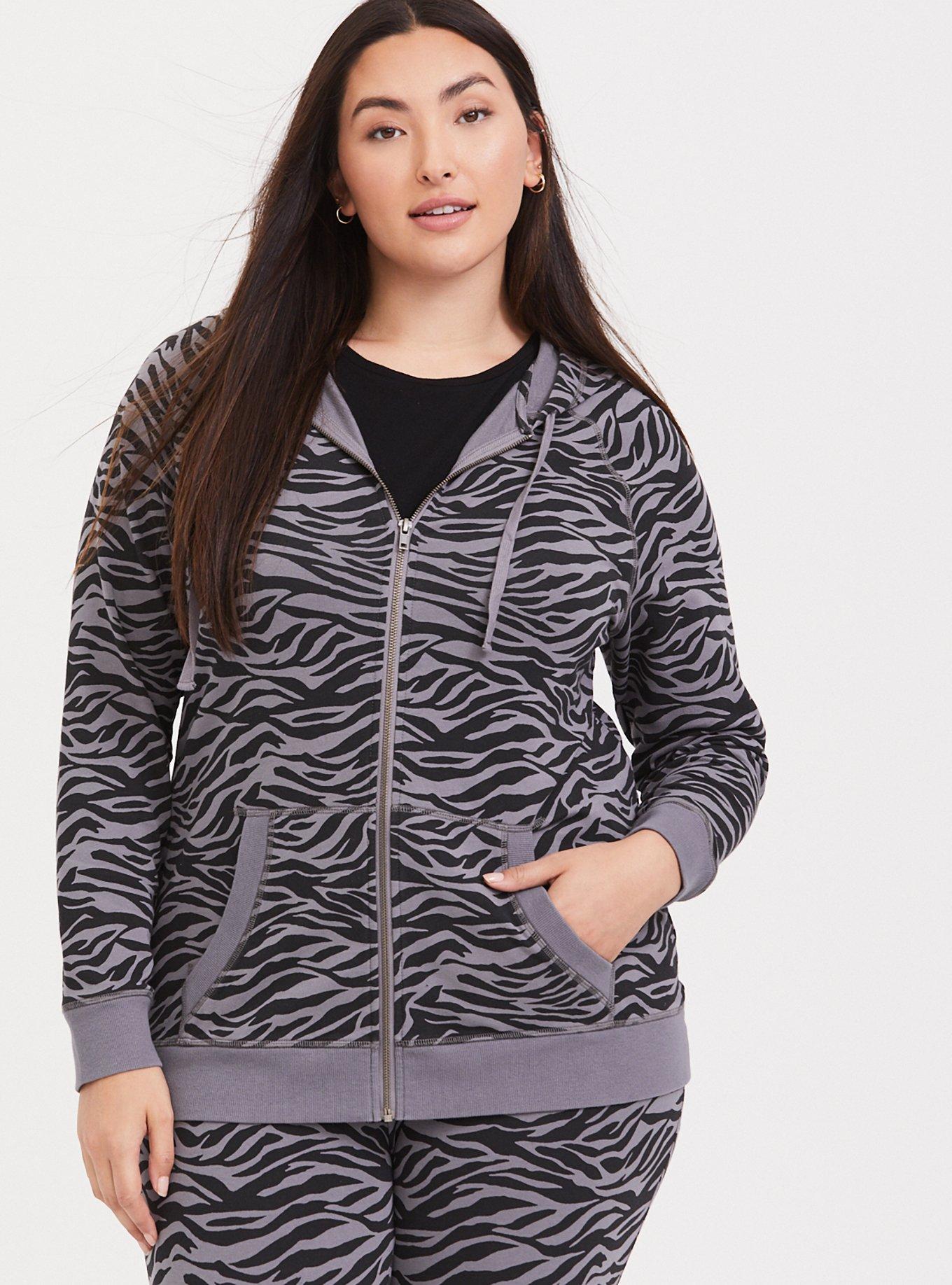 Plus Size - Knit Cozy Zip Up Hoodie - Torrid
