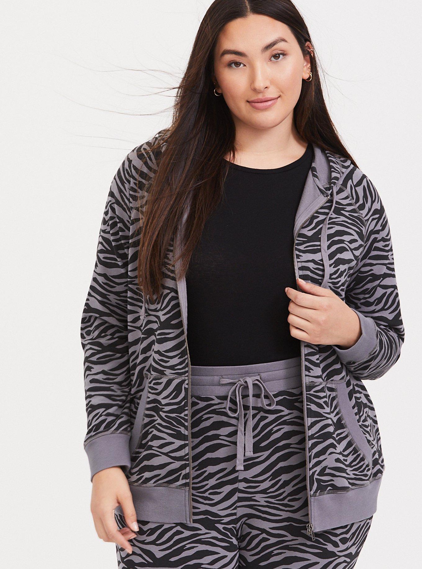 Plus Size - Knit Cozy Zip Up Hoodie - Torrid
