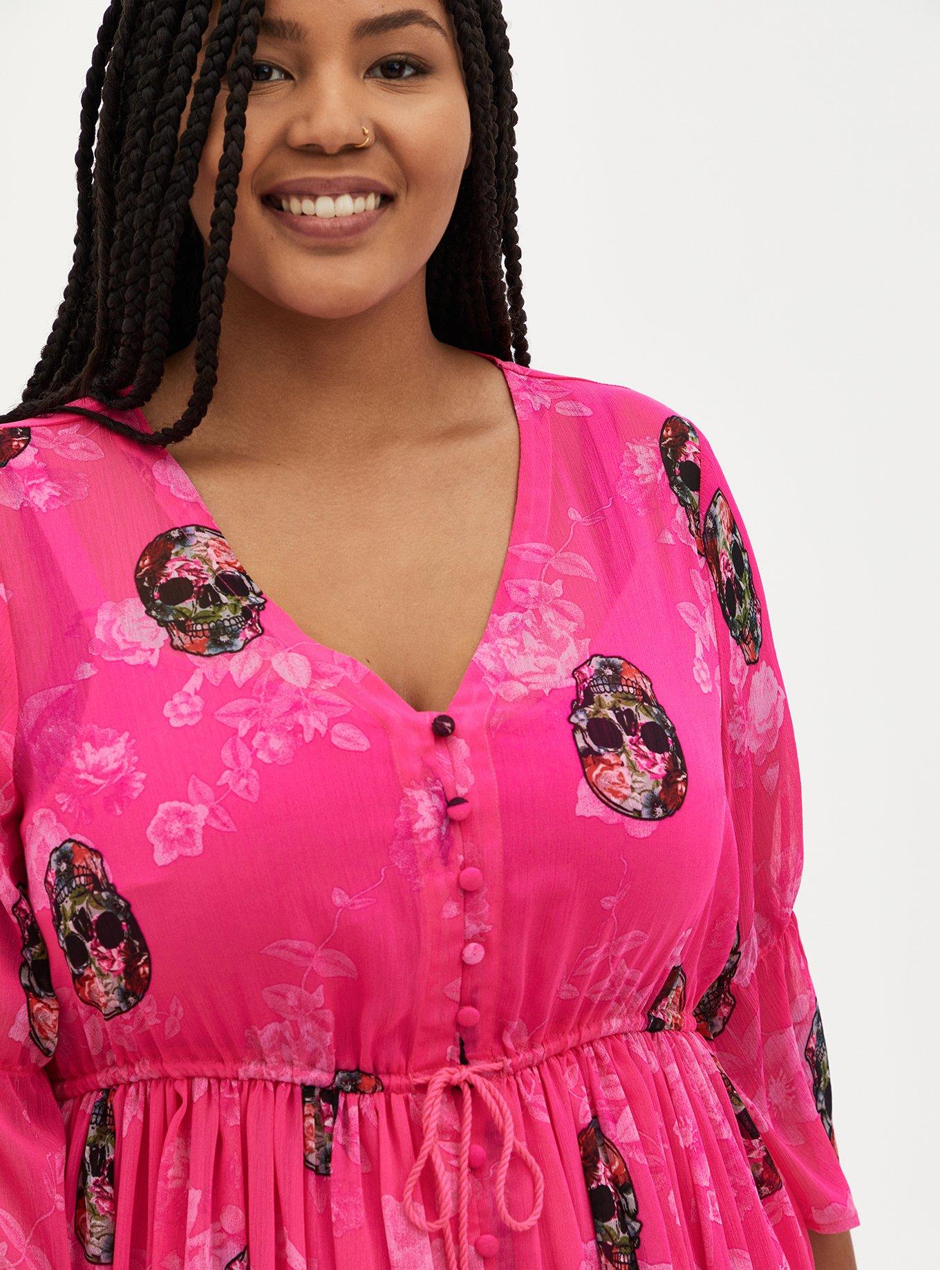 Torrid Pink Maxi Dresses