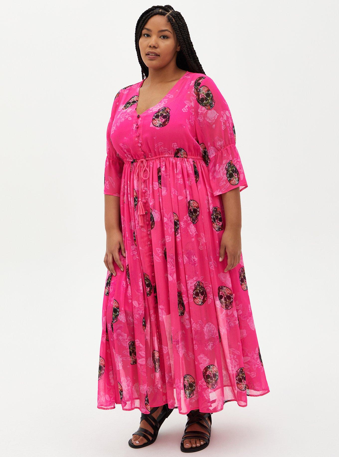 Torrid chiffon dress sale