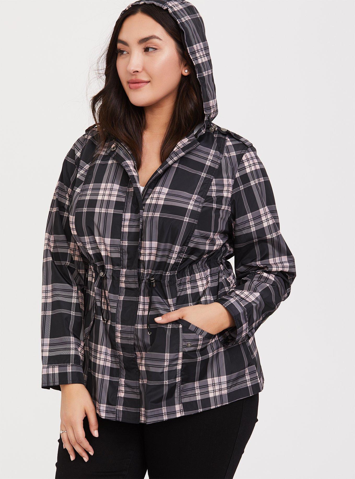 Plus Size Nylon Rain Jacket Torrid