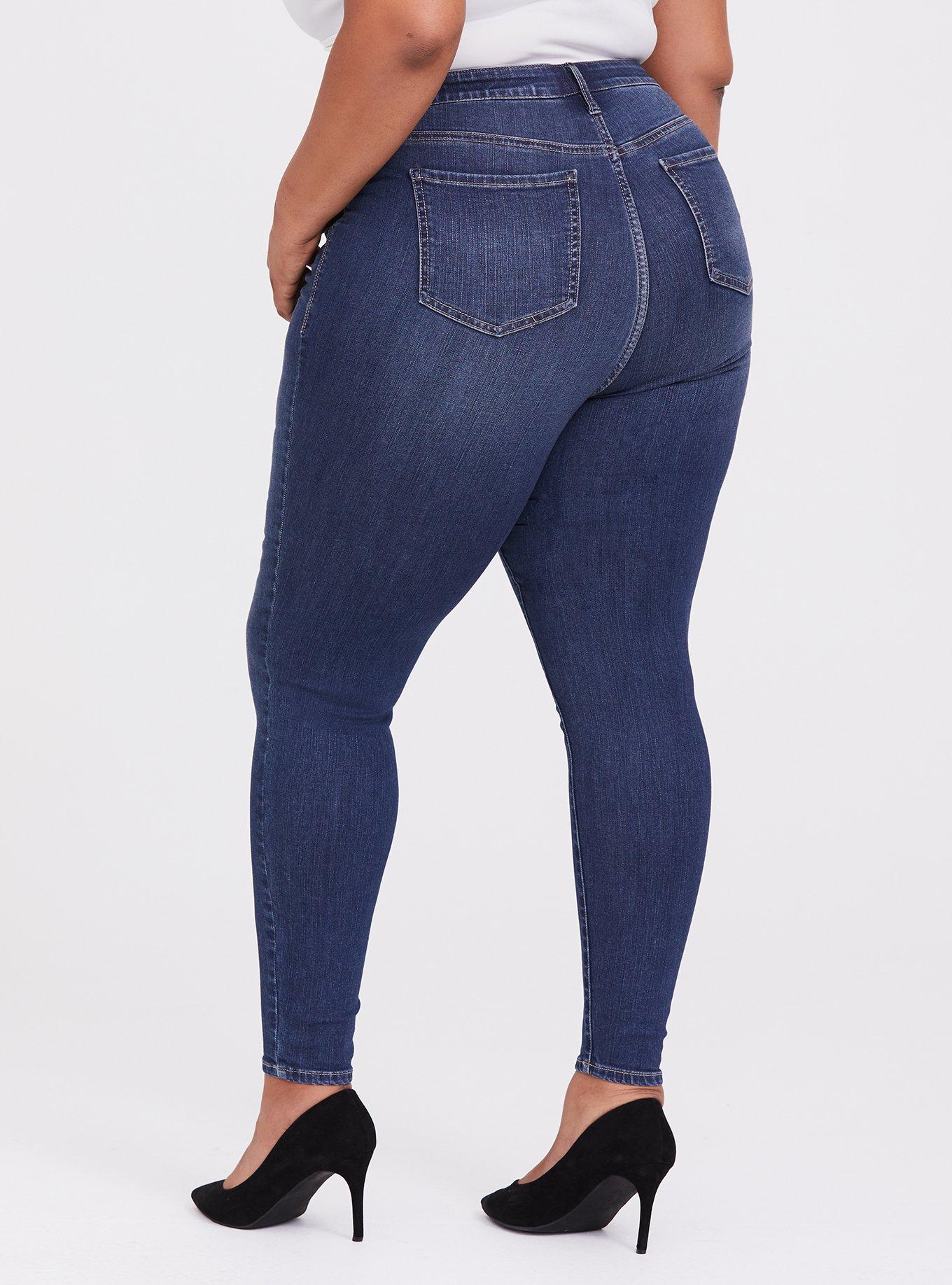 Sky High Skinny Jean - Premium Stretch Dark Wash, , alternate