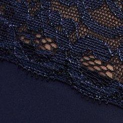 Second Skin Mid-Rise Cheeky Panty, PEACOAT, swatch