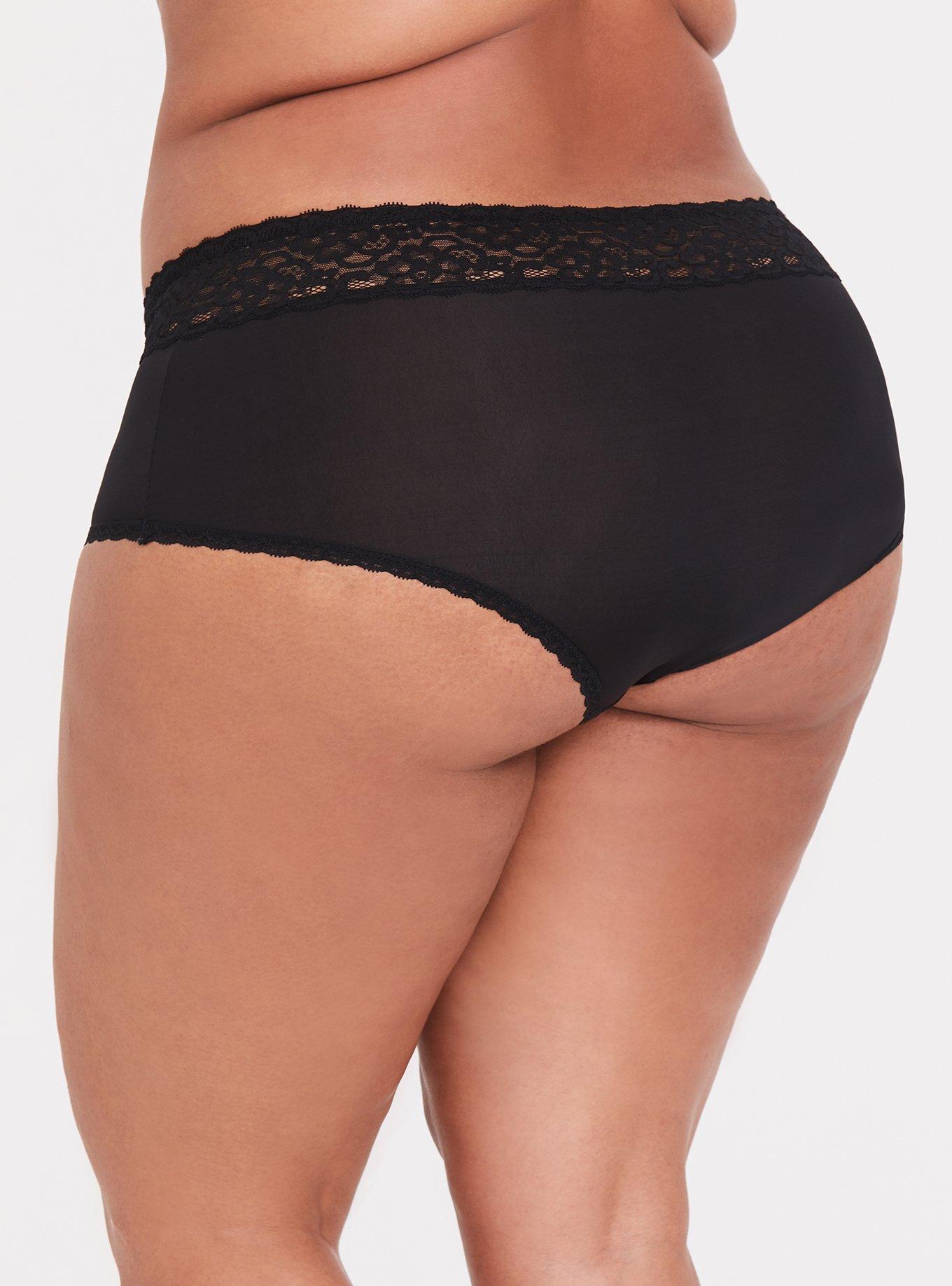 Second Skin Mid-Rise Cheeky Lace Trim Panty