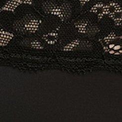 Second Skin Mid-Rise Cheeky Panty, RICH BLACK, swatch