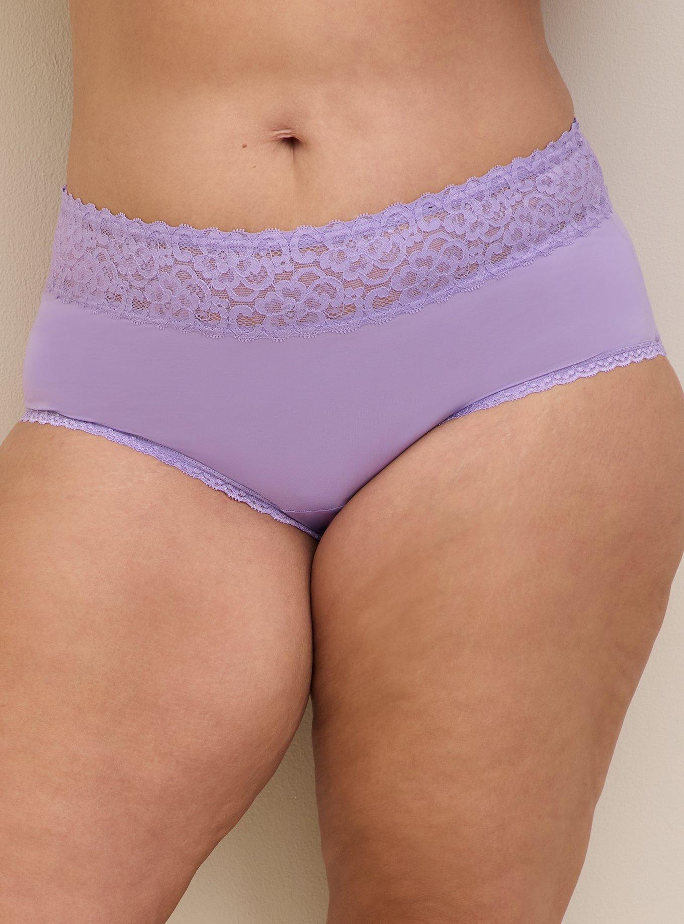 Tuscom Women's Lace Underpants Open Crotch Panties Low Waist Briefs  Underwear