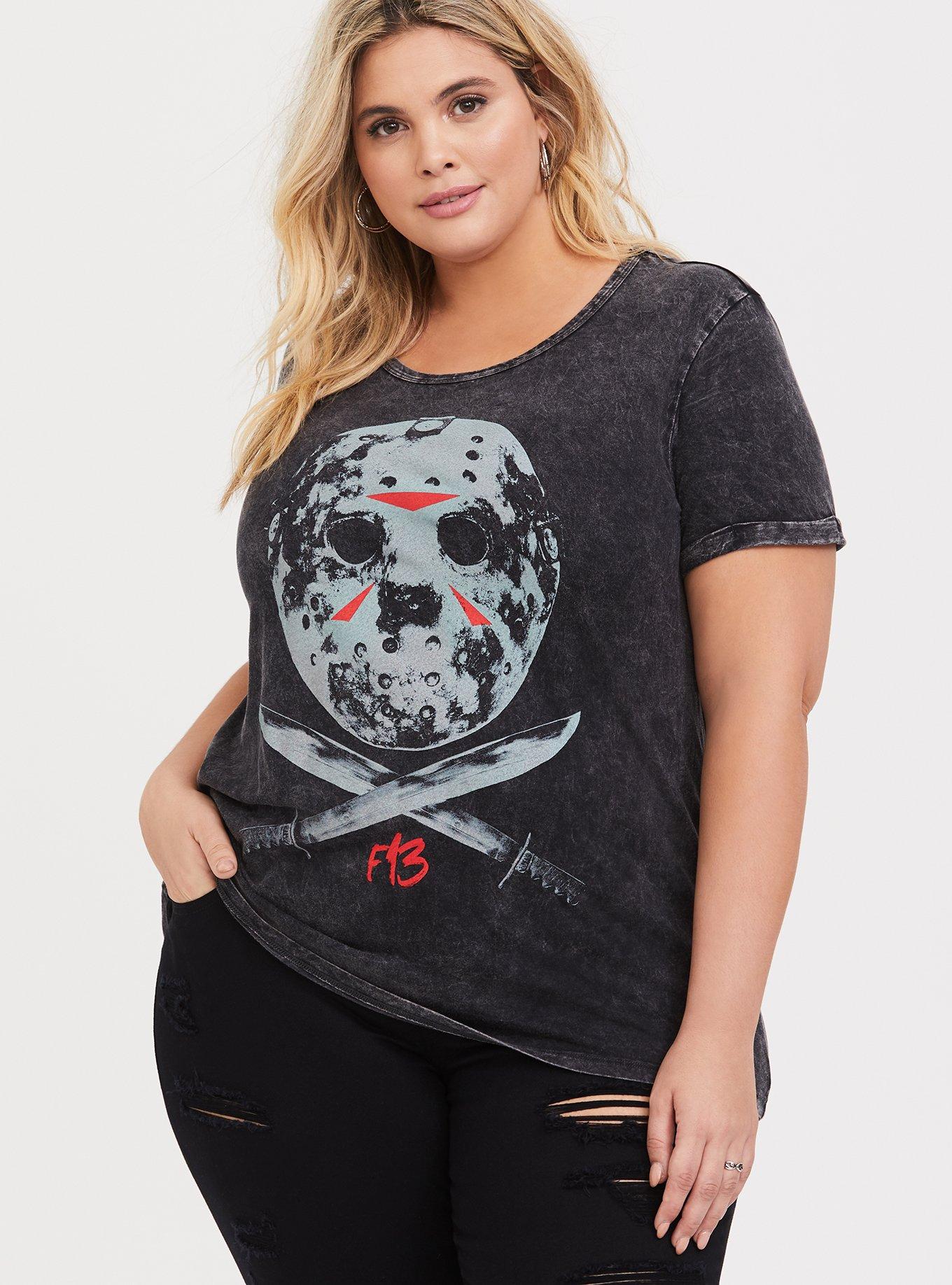 Plus Size - Grateful Dead Black Mineral Wash Crew Tee - Torrid