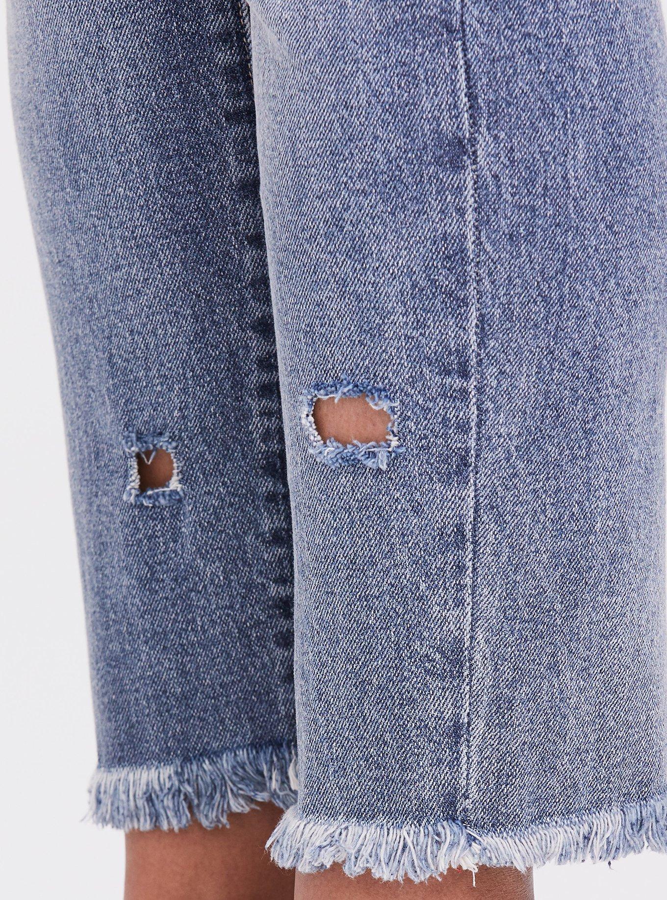 Plus Size High Rise Straight Jean - Vintage Stretch Light Wash, CALIFORNIA CANYON, alternate