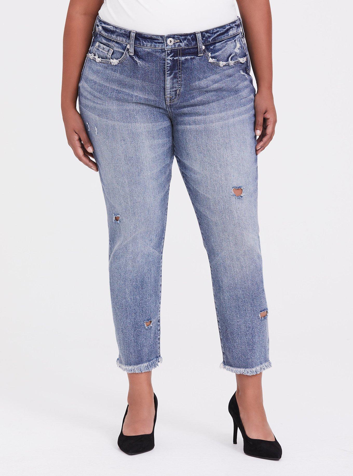 Plus Size High Rise Straight Jean - Vintage Stretch Light Wash, CALIFORNIA CANYON, hi-res