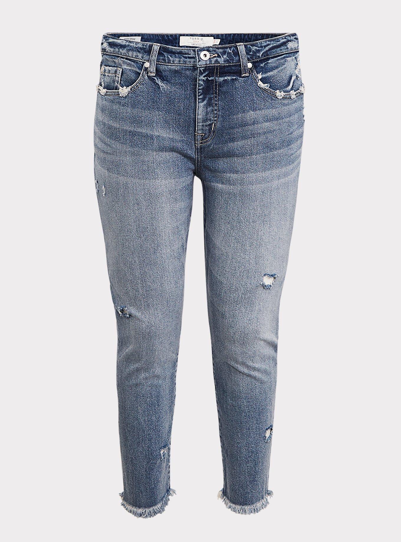 High Rise Straight Jean - Vintage Stretch Light Wash, , hi-res