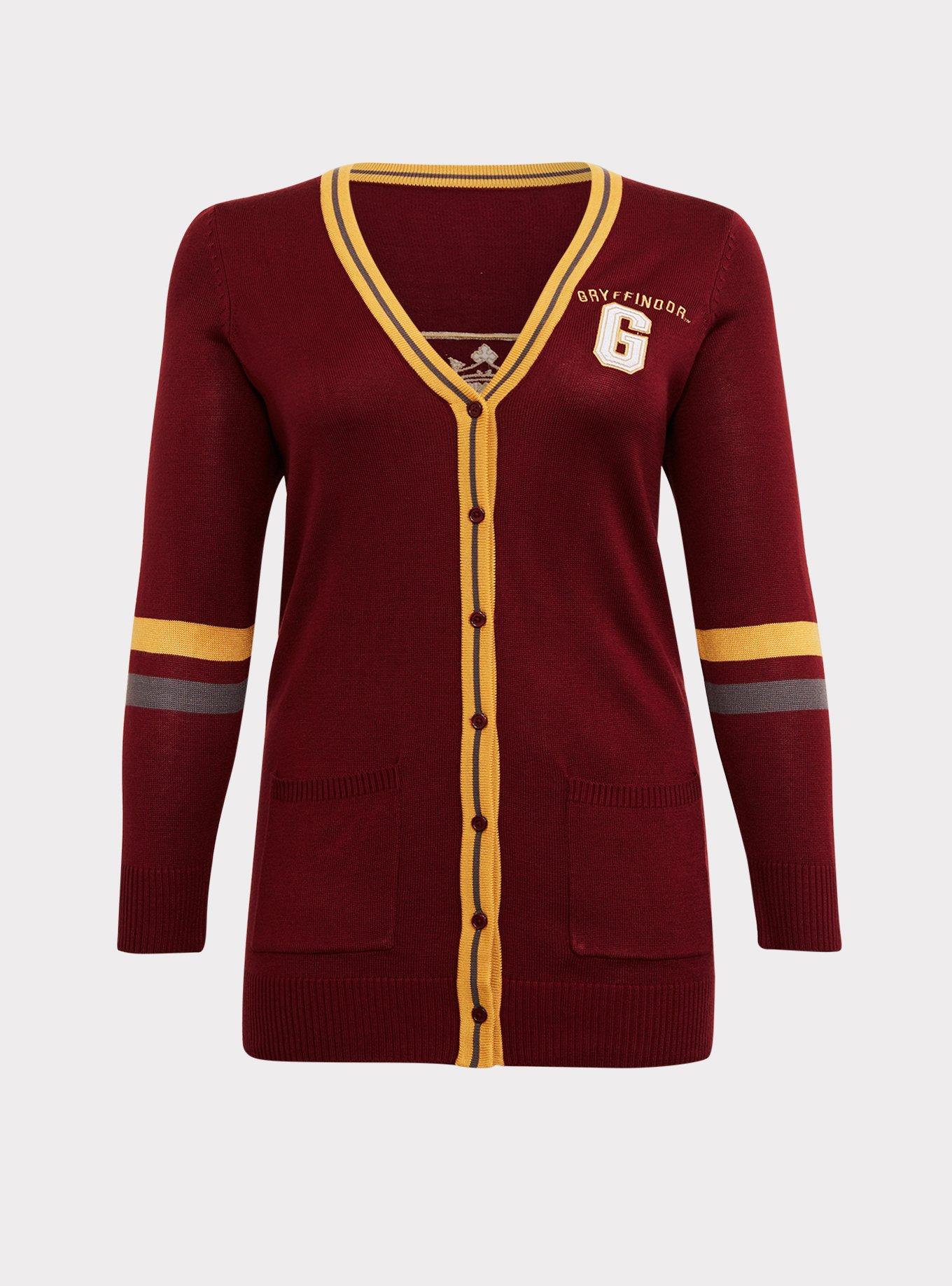 Harry potter gryffindor cardigan hotsell