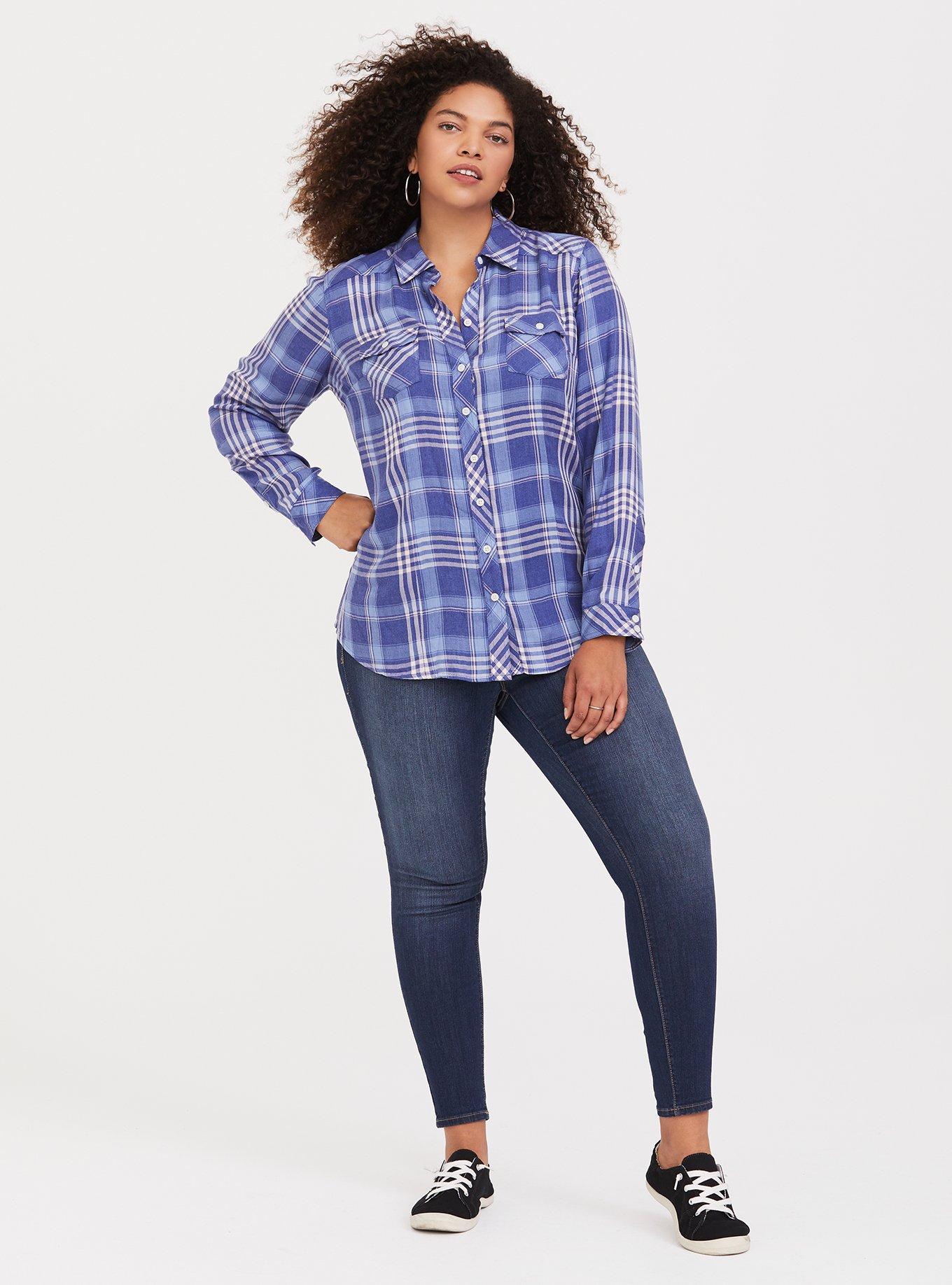 Twill Button-Up Shirt, MULTI, alternate