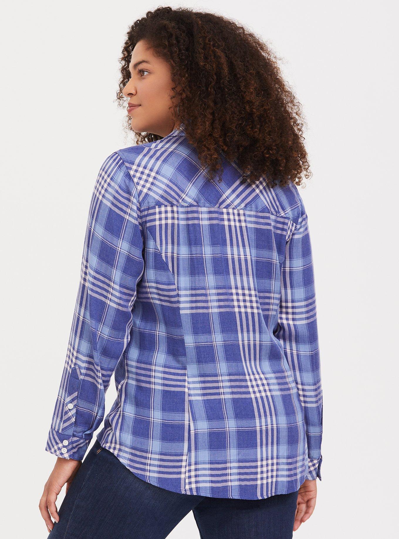 Twill Button-Up Shirt, MULTI, alternate