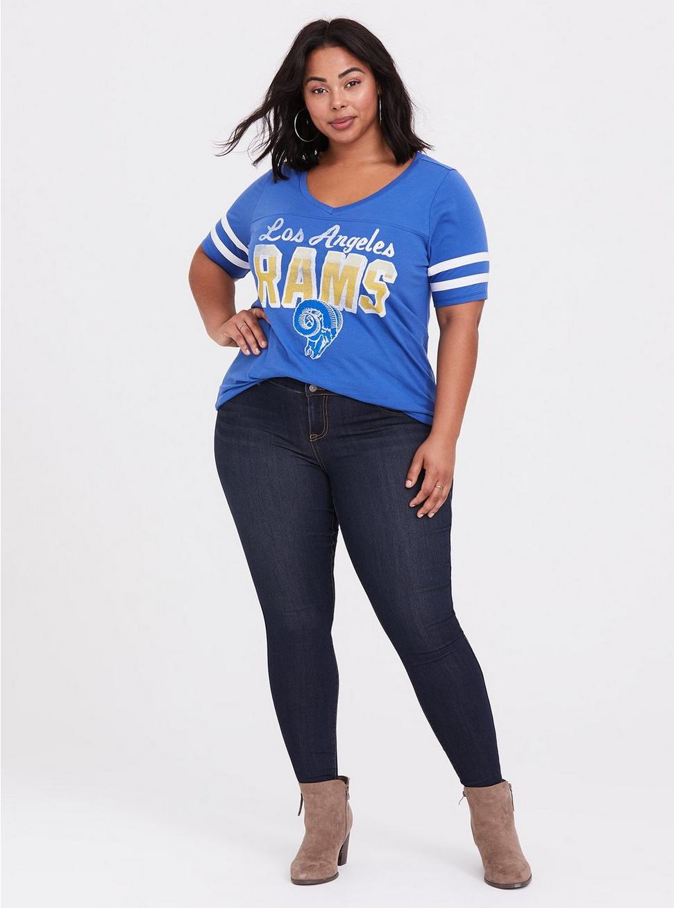 Los Angeles Rams - NFL Team Apparel Blue T-shirt - Size L Football LA Rams  Tee