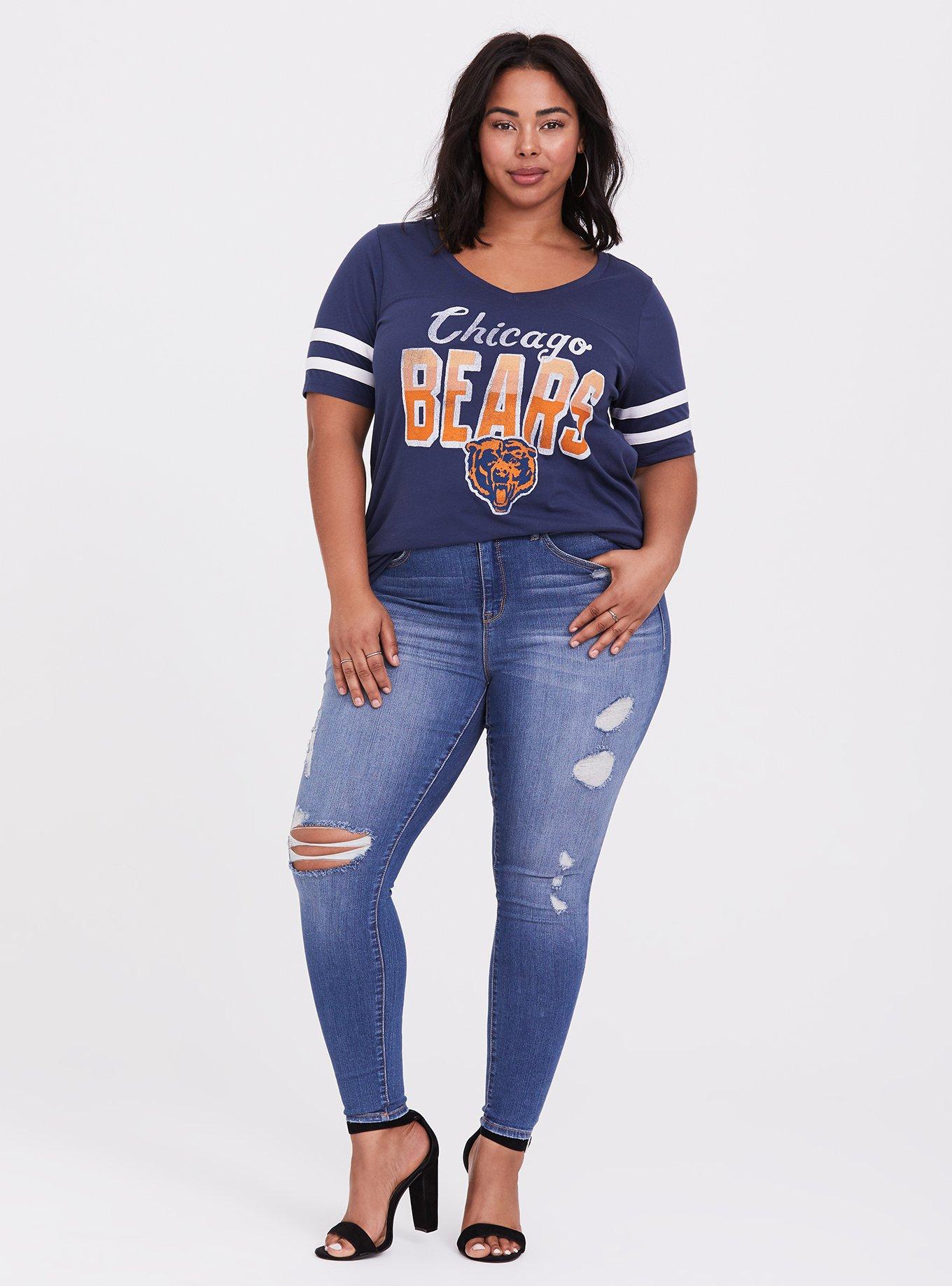 Plus size 2024 chicago bears shirts