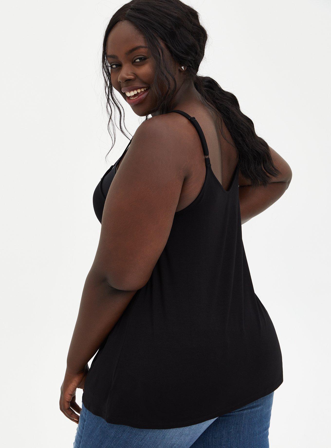 Sonoma, Tops, New Womens Plus Size 3x Sonoma Solid Black Spaghetti Strap  Swing Tank Top
