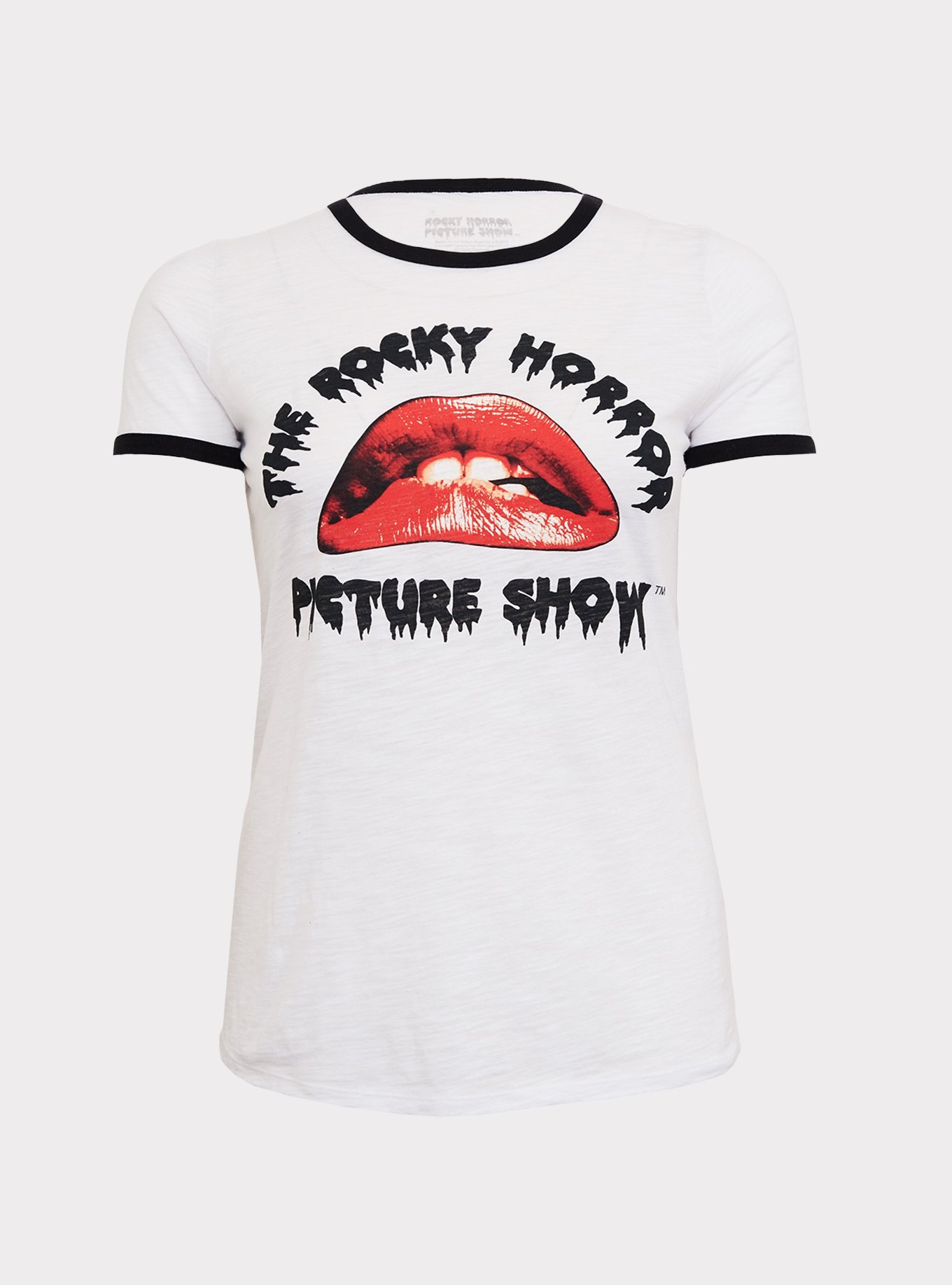 Plus Size - Rocky Horror White Ringer Tee - Torrid