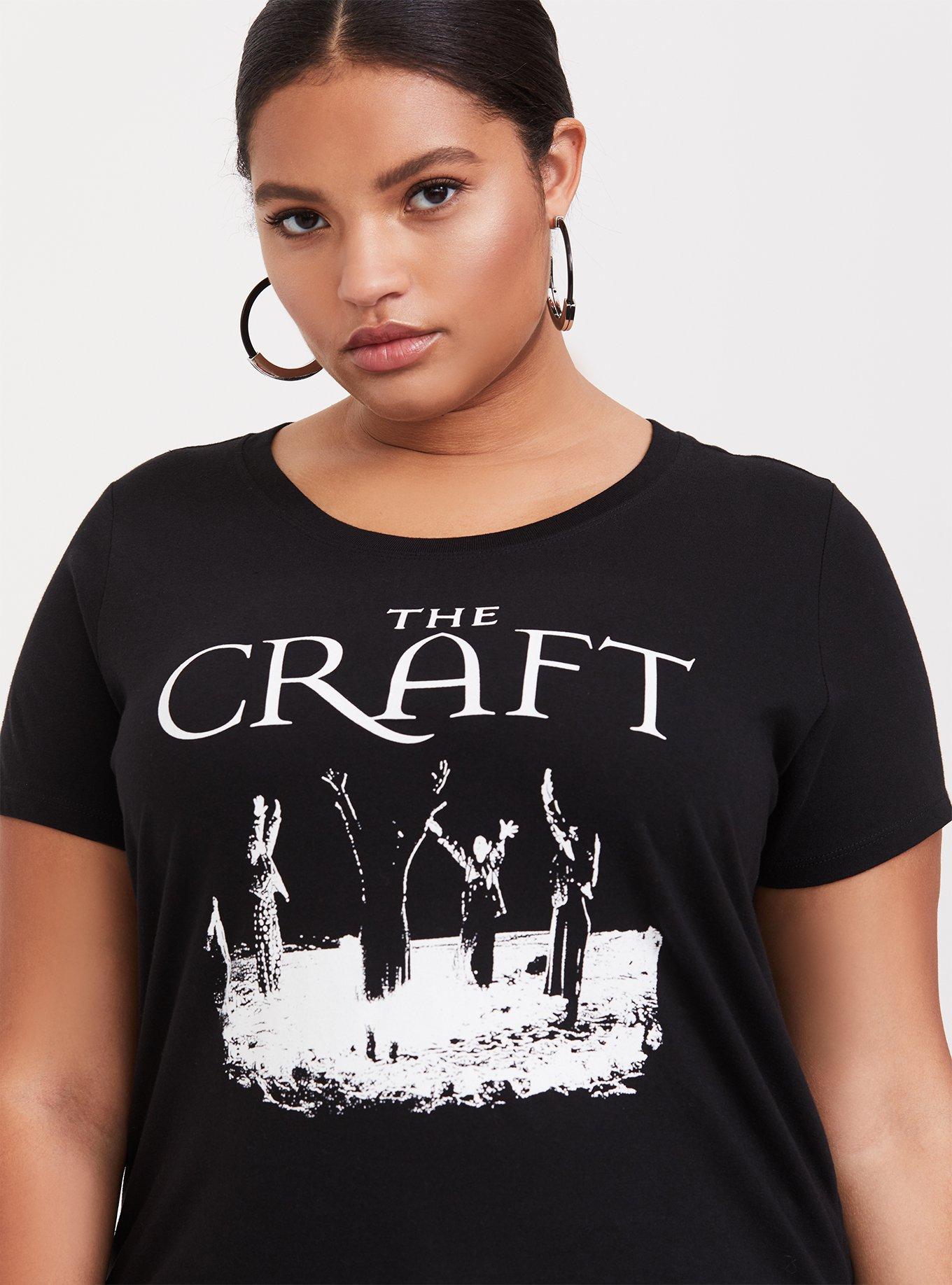 TORRID : Stranger Things Black Crew Fitted Tee