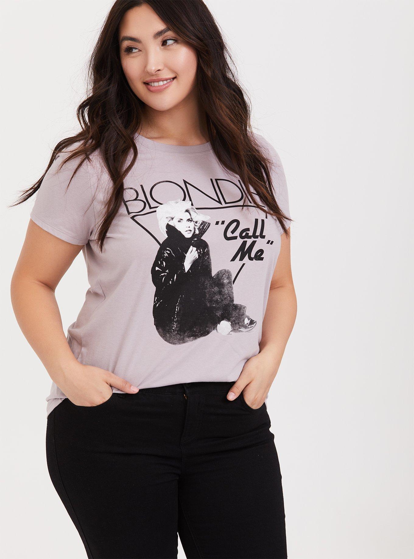 Blondie Call Me Dusty Pink Crew Tee, DUSTY QUARTZ, alternate