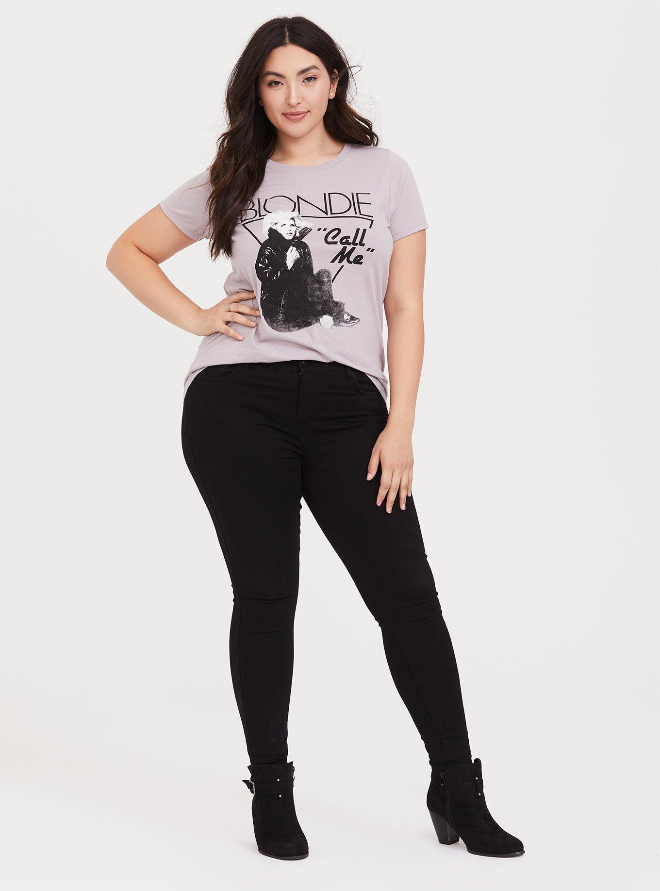 Blondie Call Me Dusty Pink Crew Tee, DUSTY QUARTZ, alternate