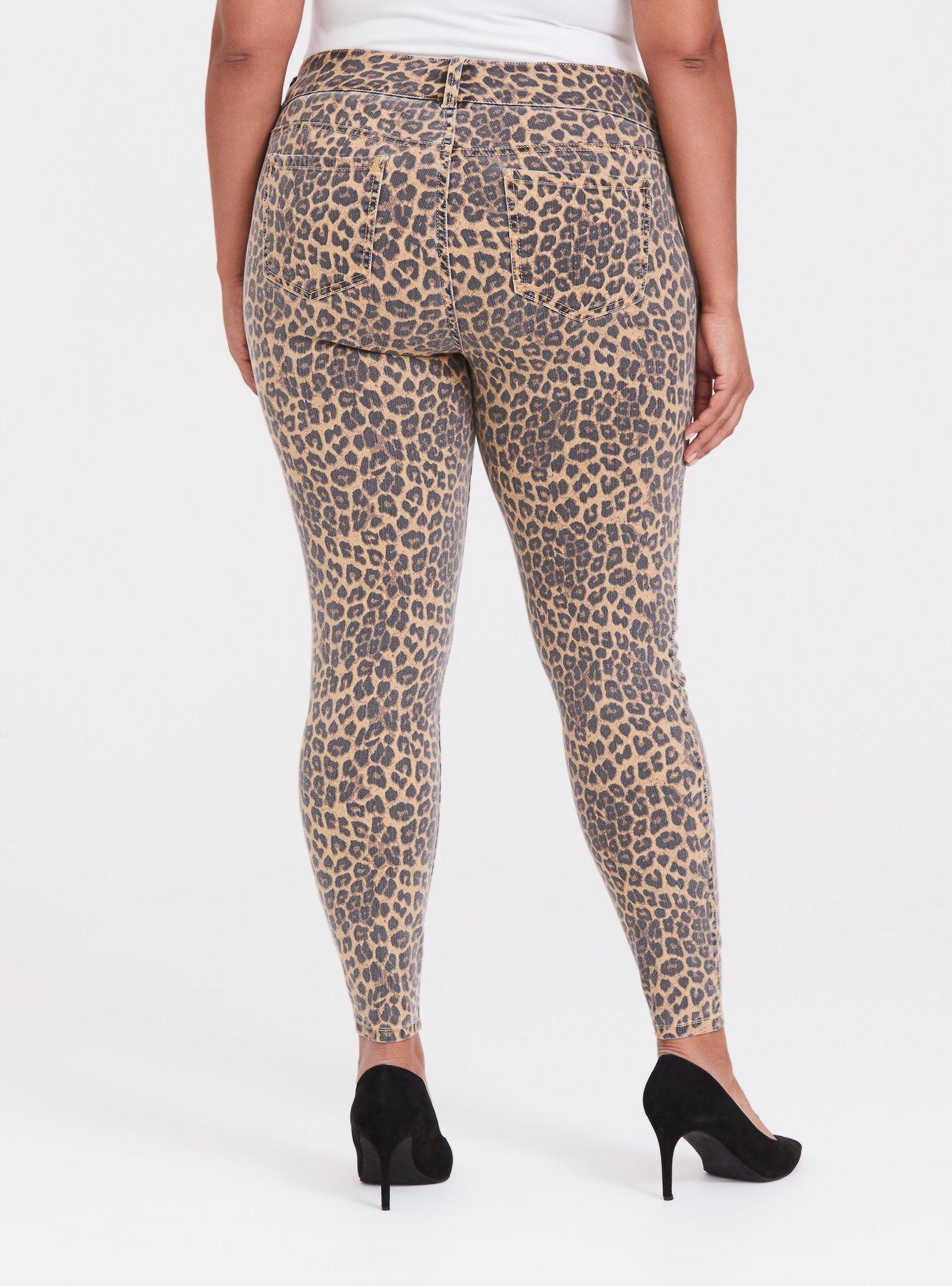 Jegging - Super Stretch Leopard, LEOPARD, alternate