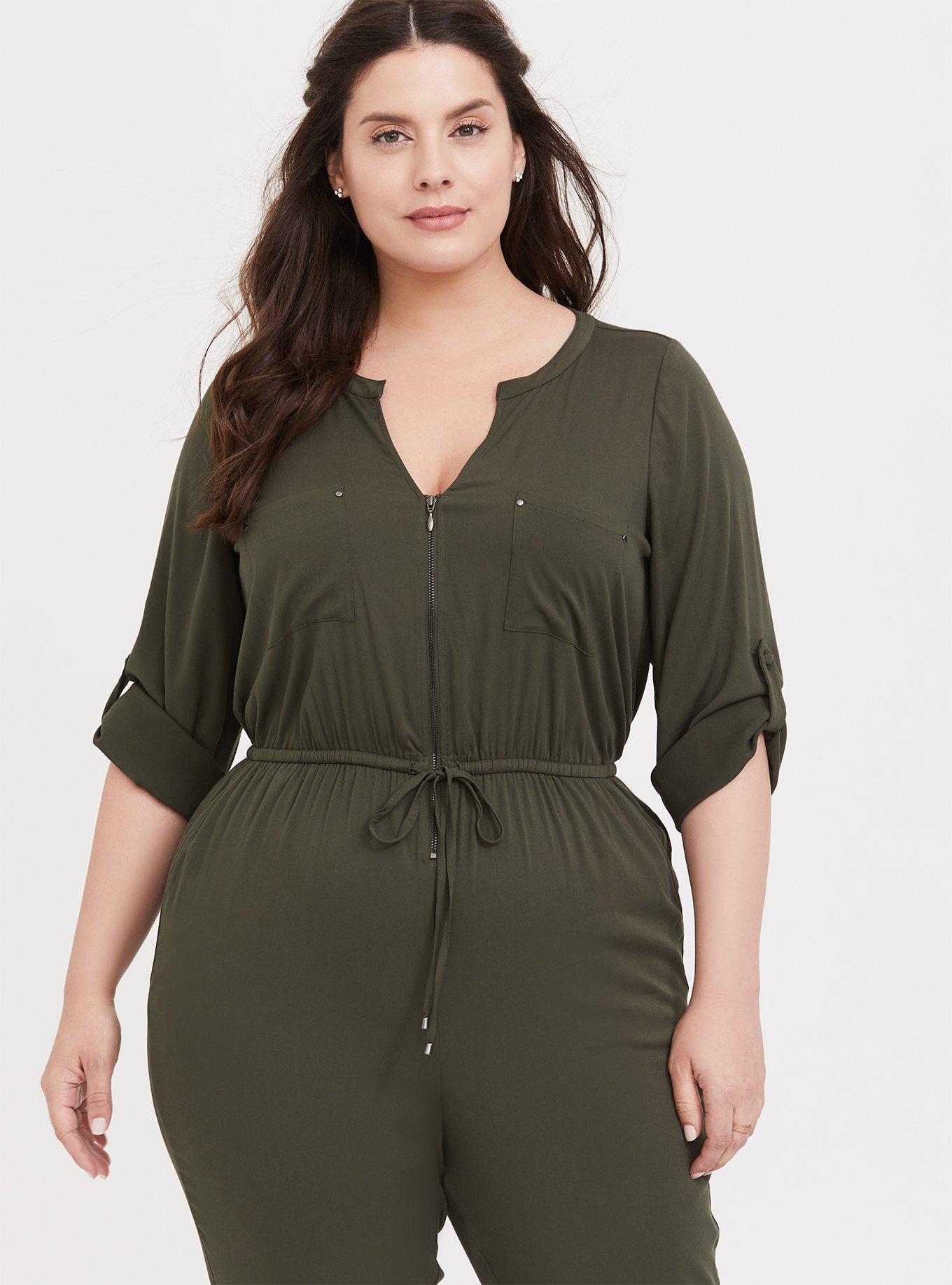 Great Description About Olive Green Jumpsuit Plus Sizefeed