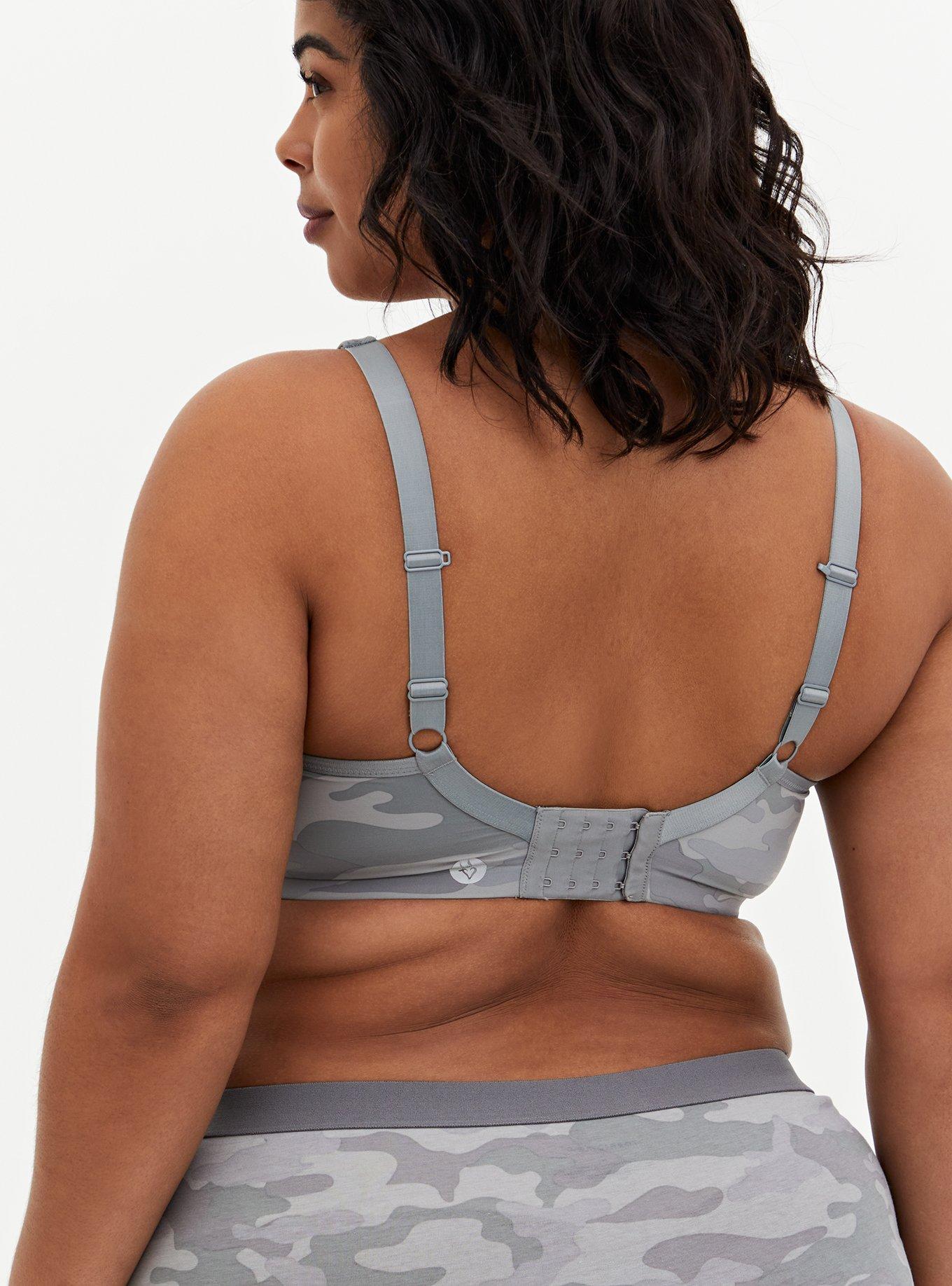 Grey And Black Torrid Active Underwire Maximum Support Sports Bra