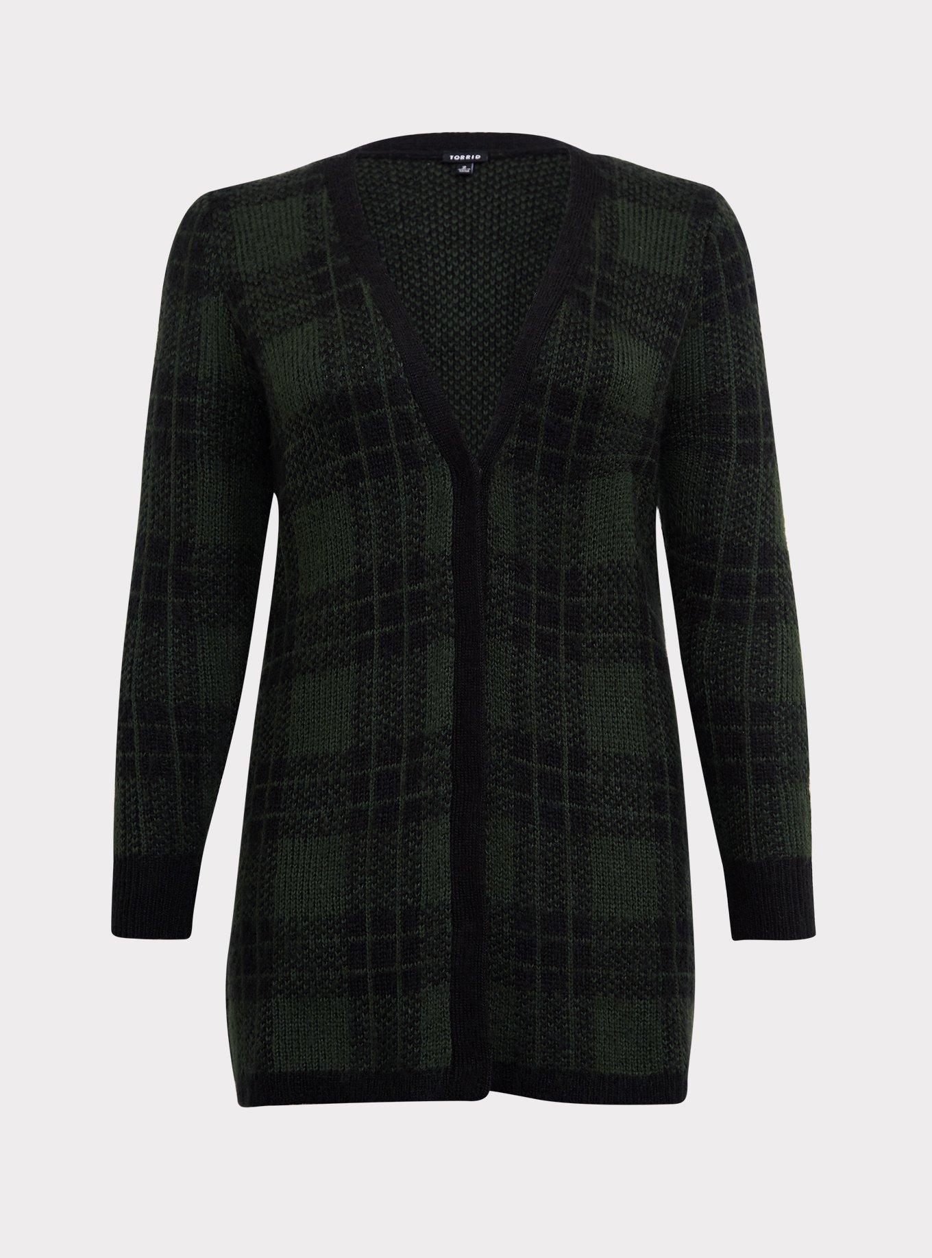 Cardigan Open Front Sweater, , hi-res