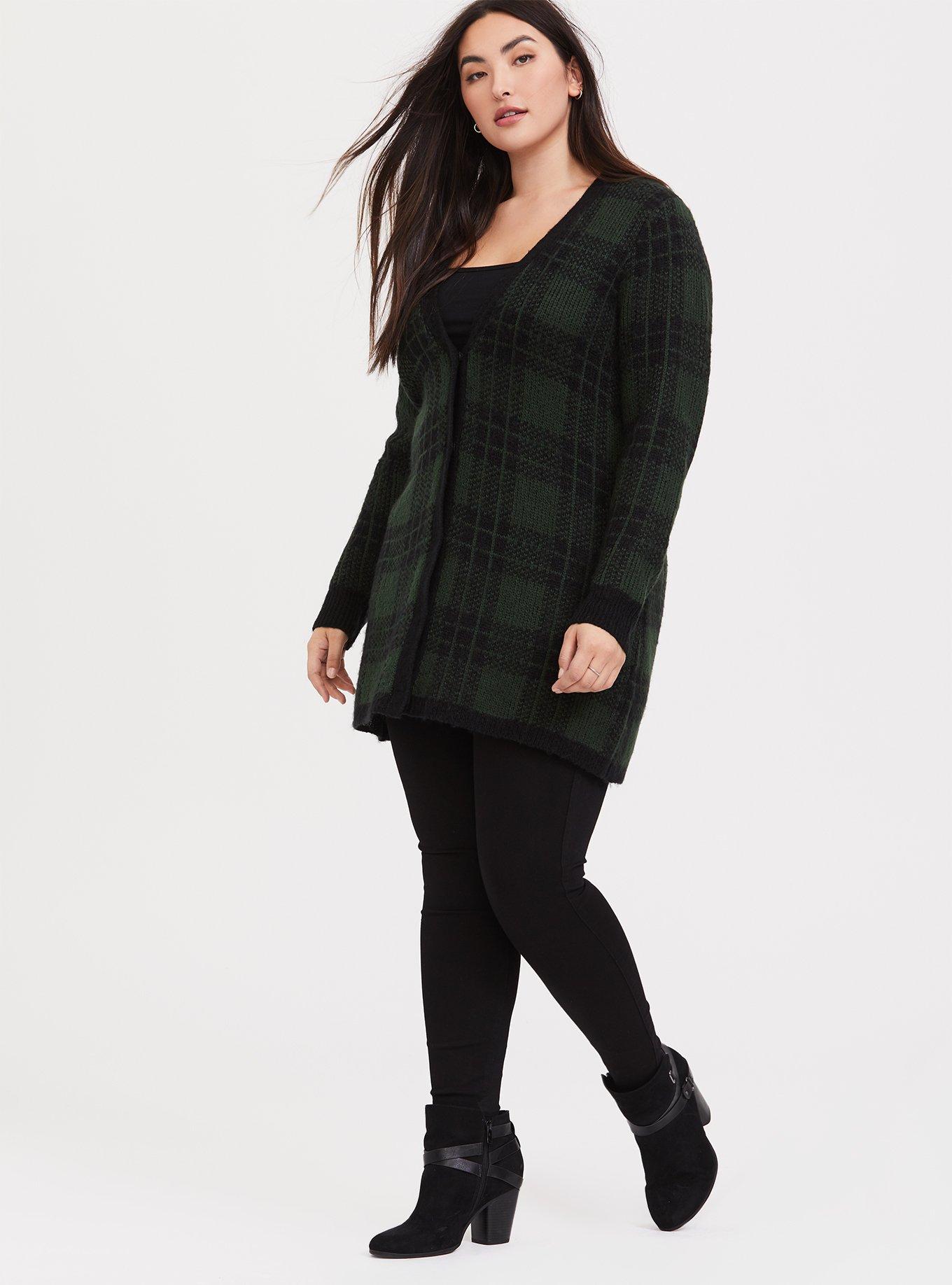 Cardigan Open Front Sweater, , hi-res