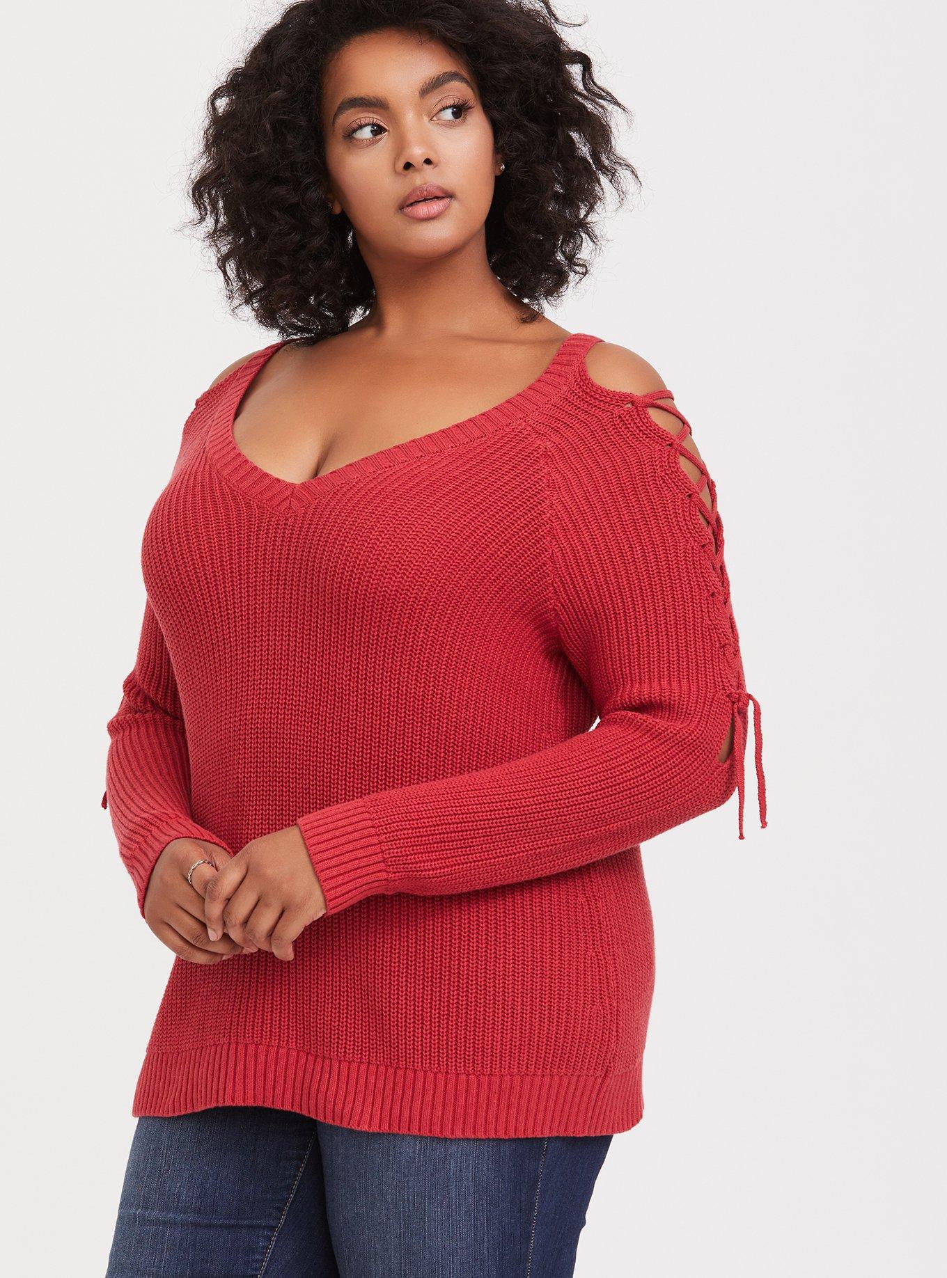 Torrid cold outlet shoulder sweater