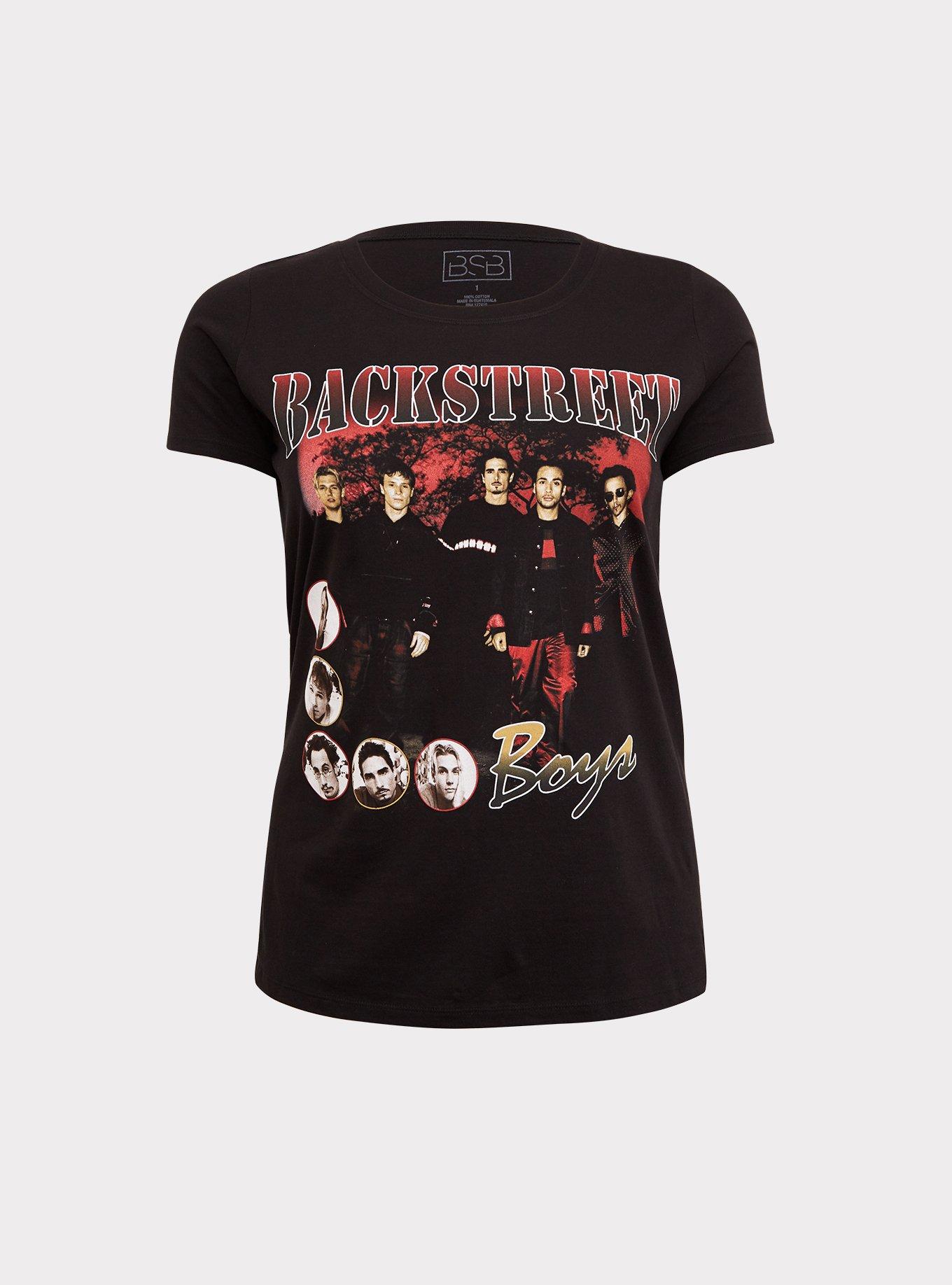 Backstreet Boys Black Slim Fit Tee, , hi-res
