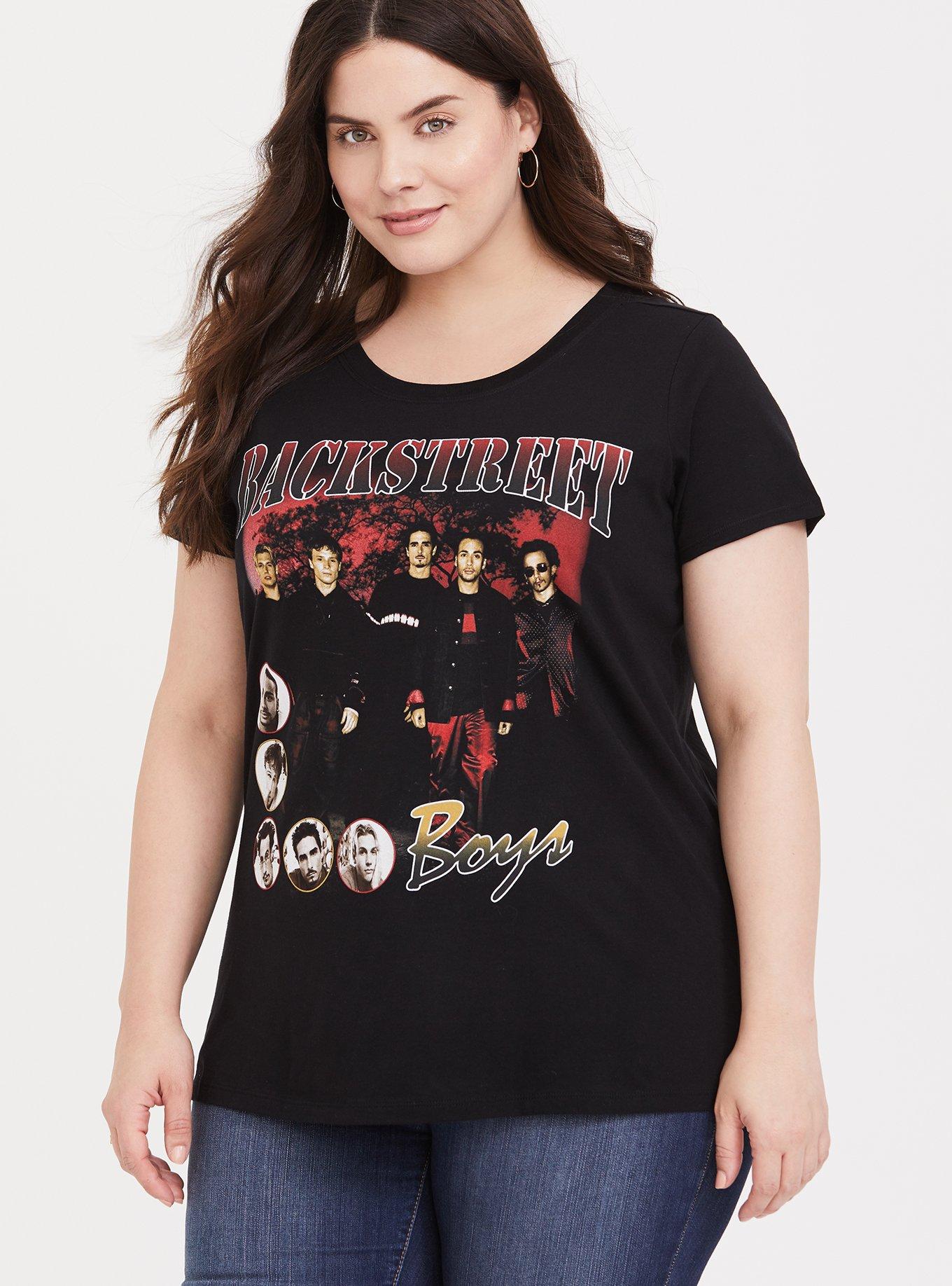 Backstreet Boys Black Slim Fit Tee, , hi-res