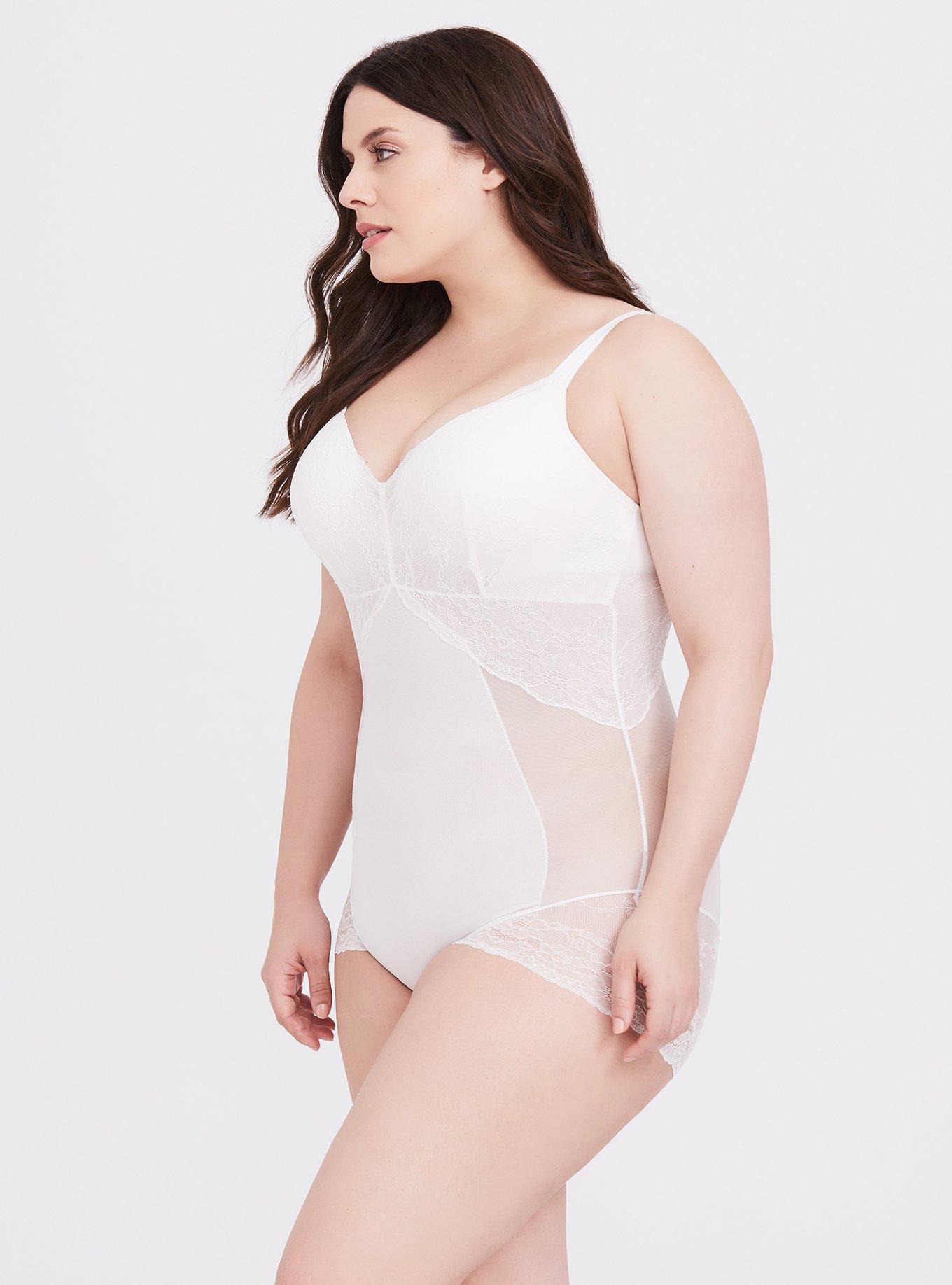 SPANX&reg; - Spotlight On Lace Bodysuit, WHITE, alternate