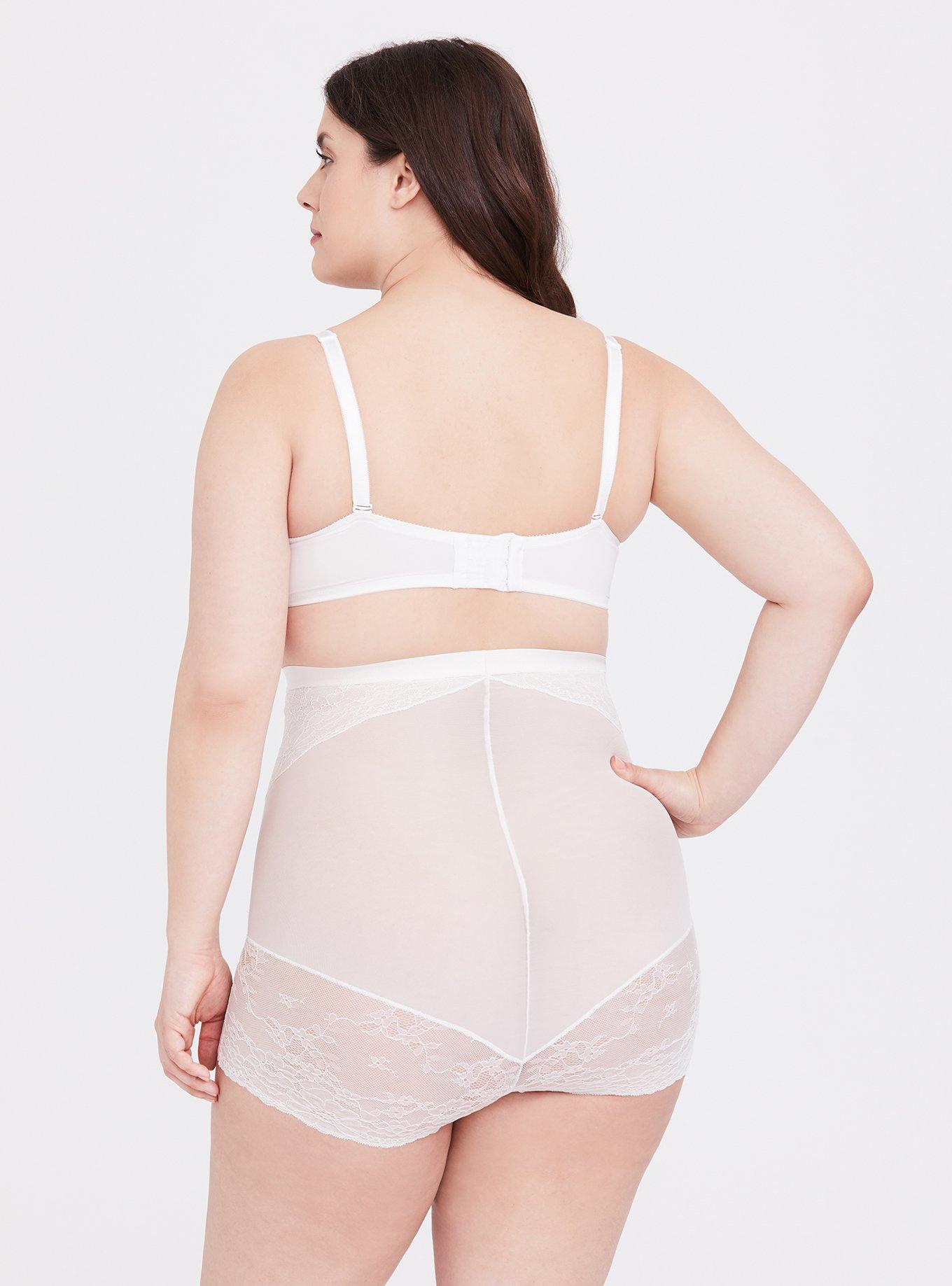 Spanx Spotlight On Lace Pretty High Waist Firm Control Briefs Review – The  Magic Knicker Shop