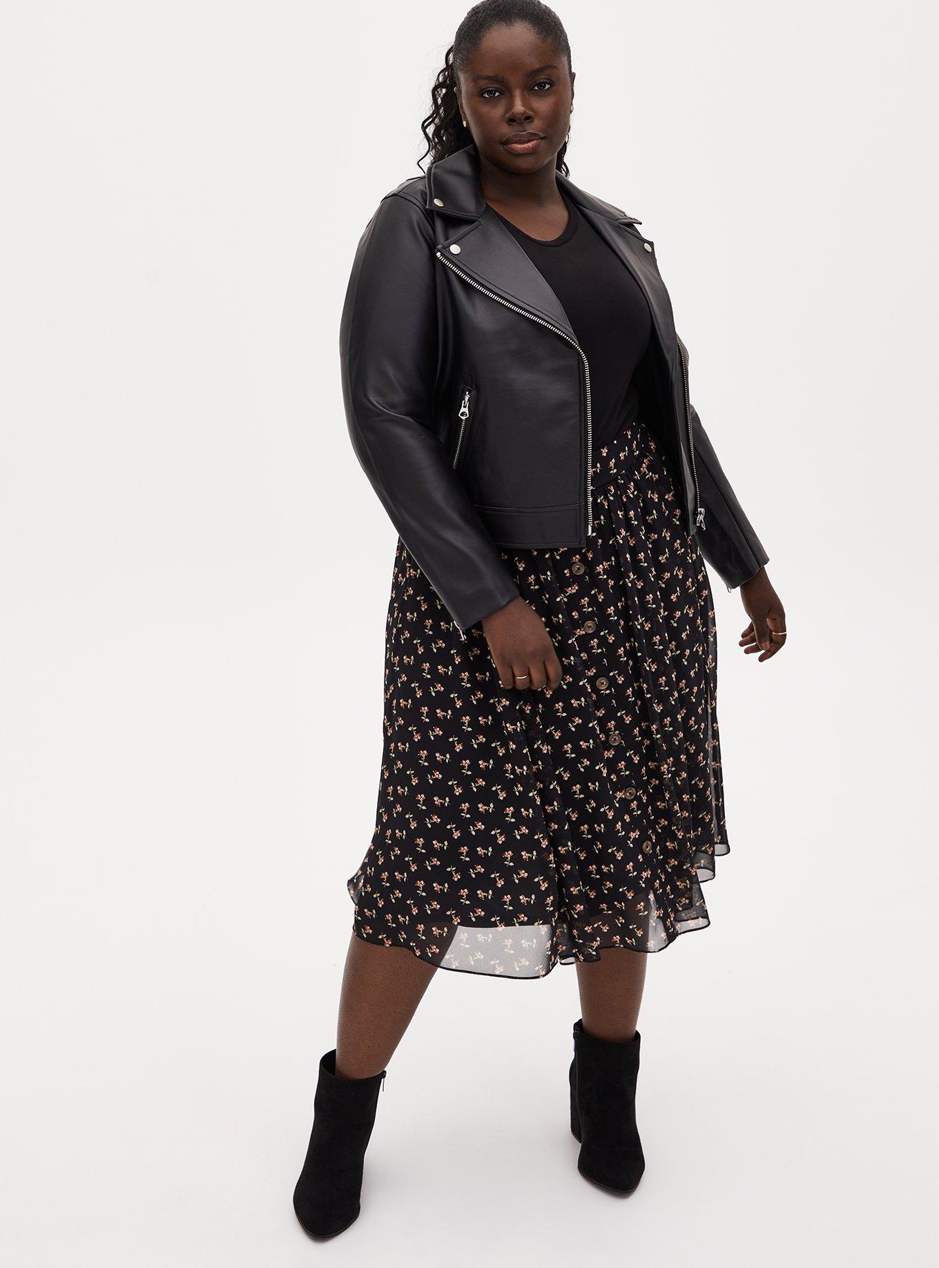 Plus Size - Faux Leather Moto Jacket - Torrid