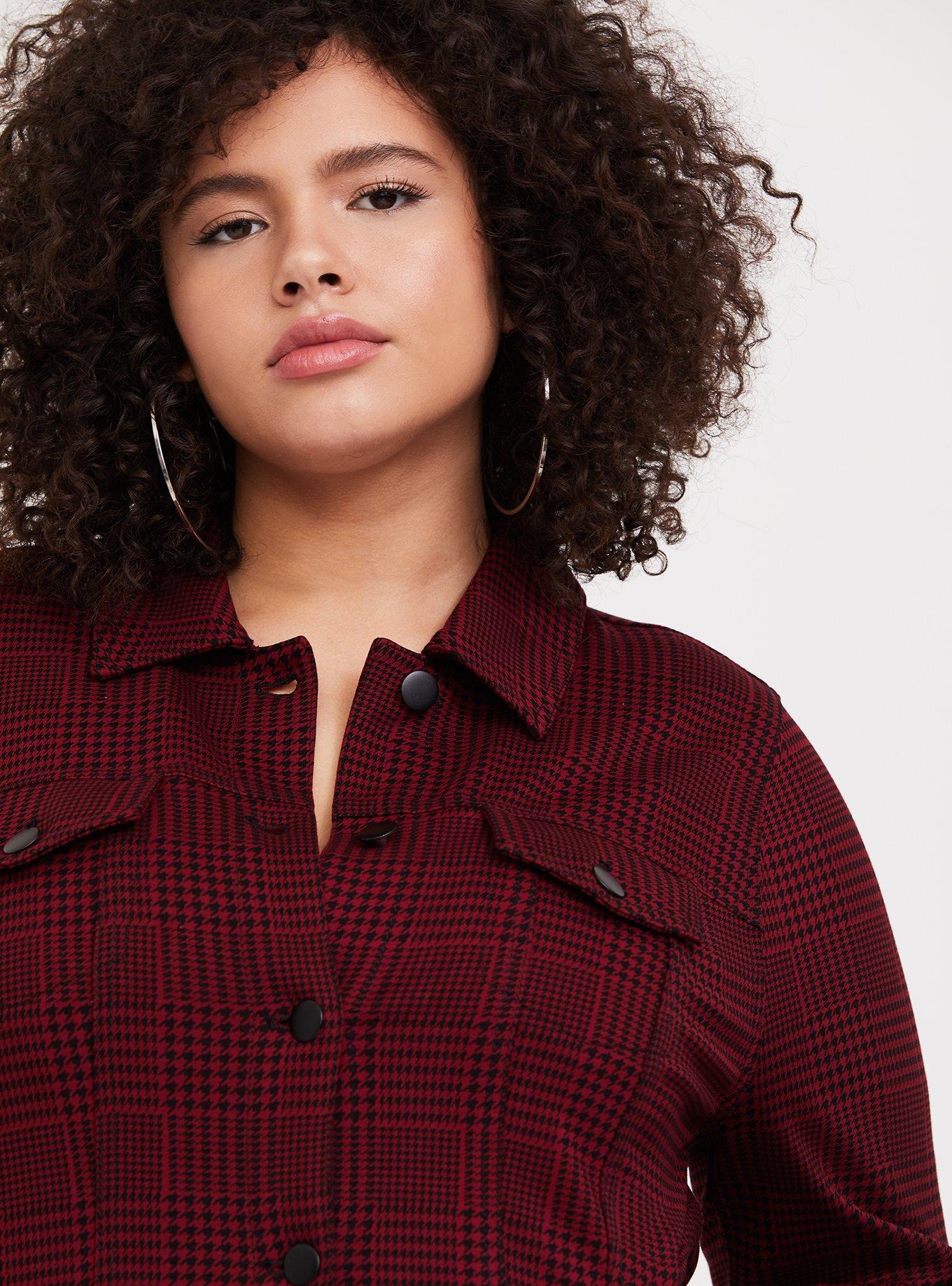 Torrid red outlet jacket