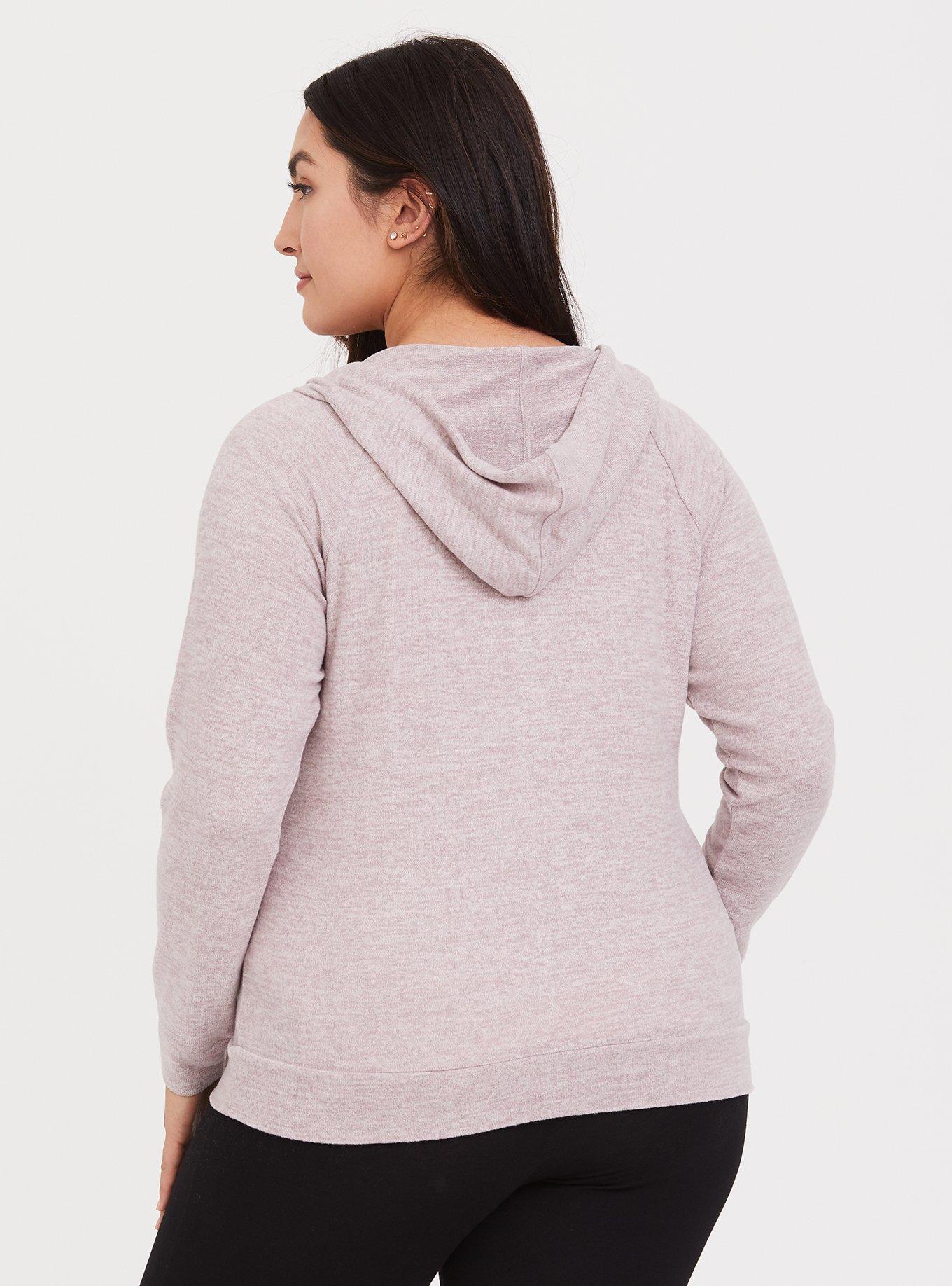 Plush Zip-Up Hoodie | Ardene