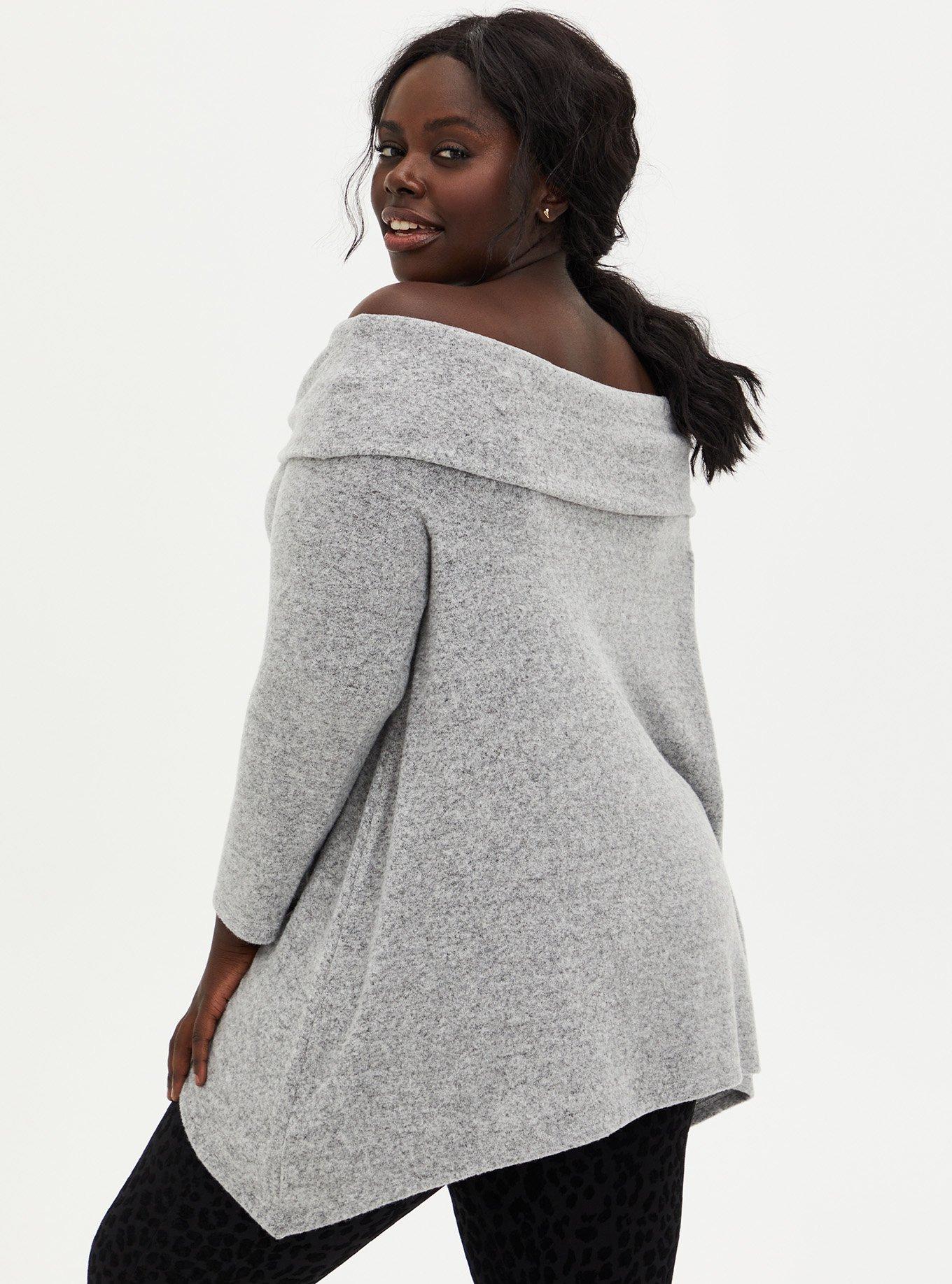 Torrid off the top shoulder sweater