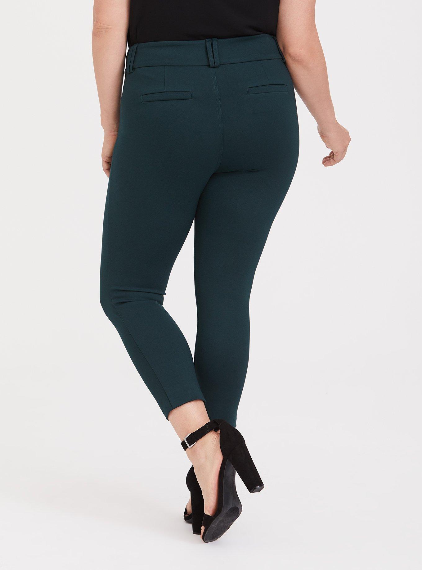 Plus Size - Studio Signature Premium Ponte Stretch Ankle Skinny Pant ...