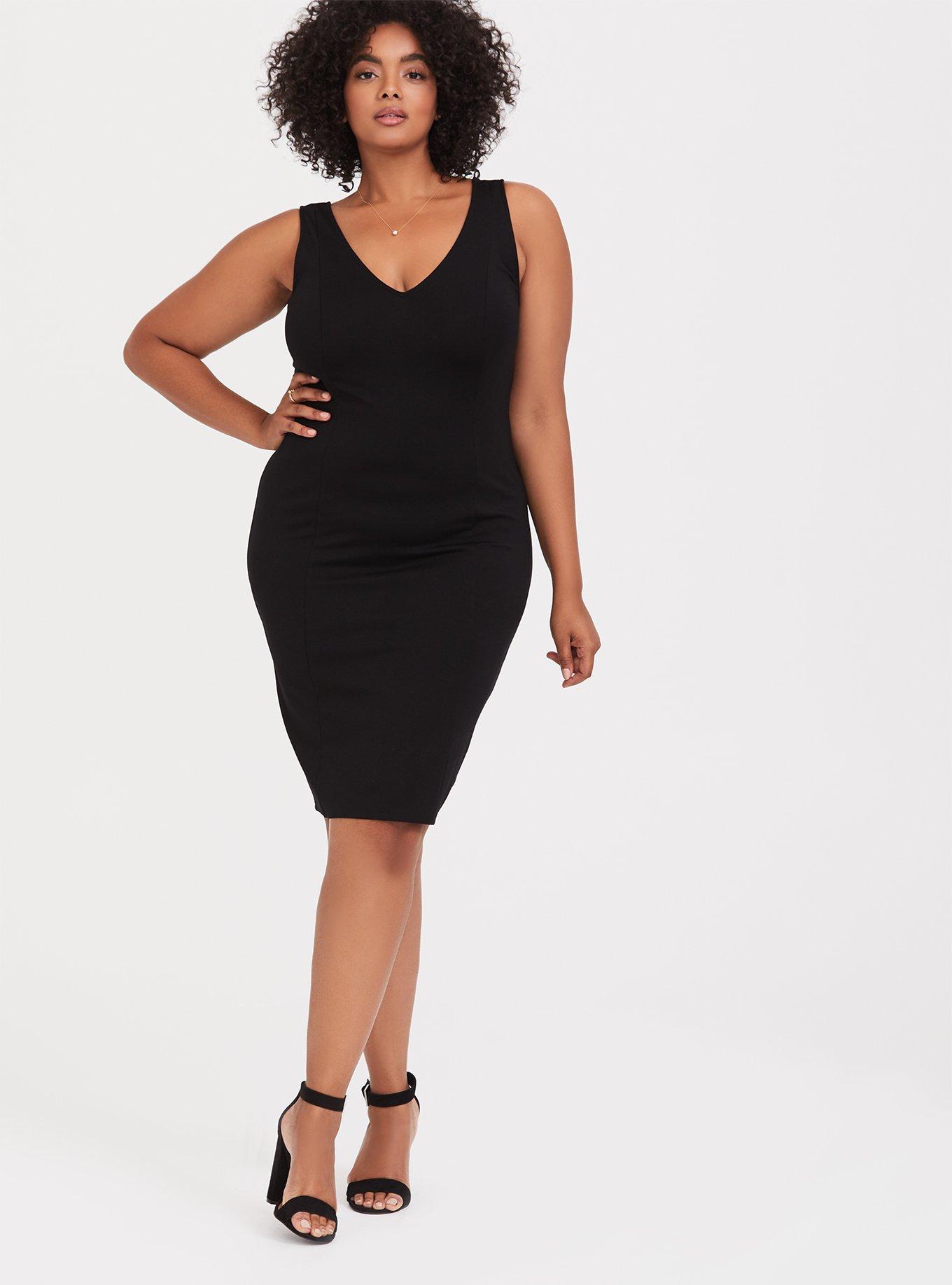 Torrid little cheap black dress