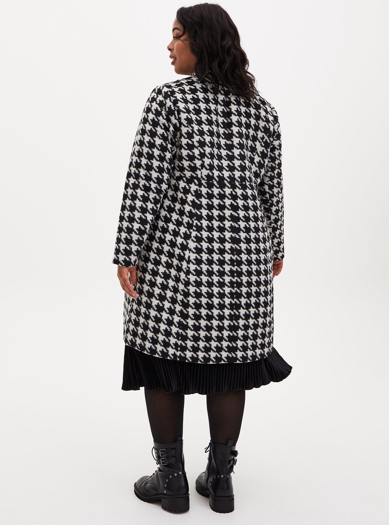 Wool Coat, HERRINGBONE PLAID, alternate