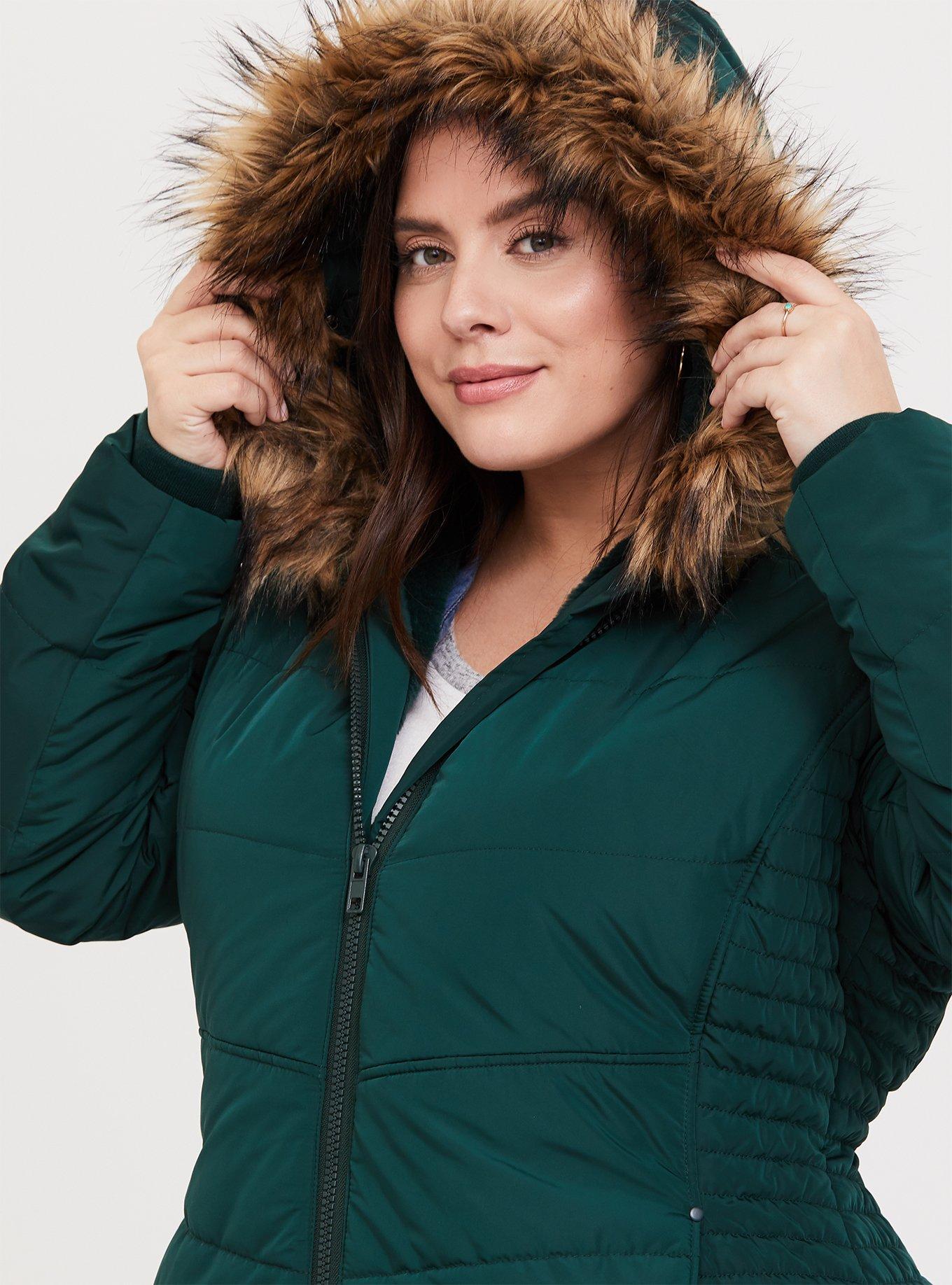 Torrid popular Fit n flare puffer coat 3x