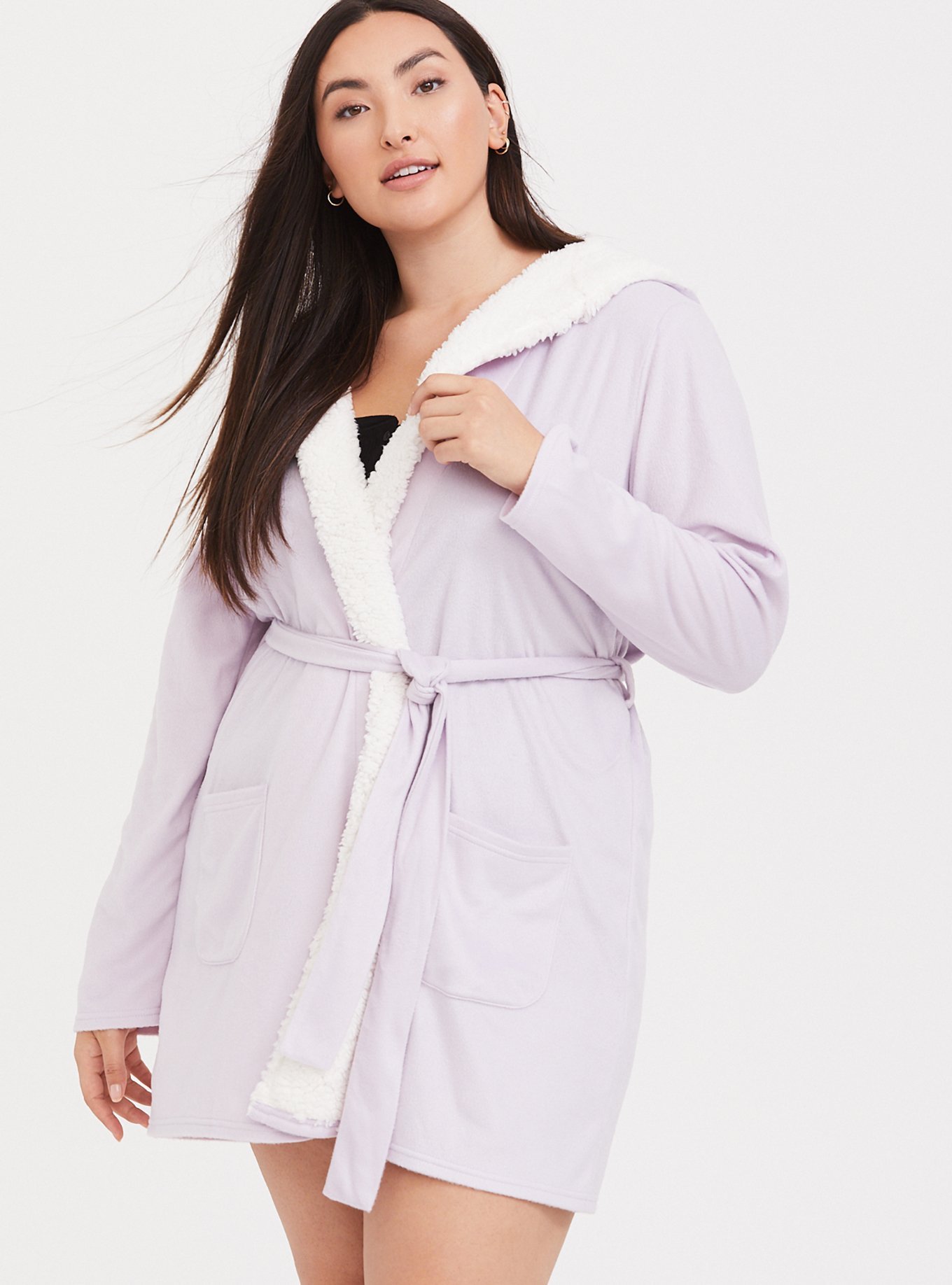 Plus Size - Light Lavender Purple Unicorn Sleep Robe - Torrid