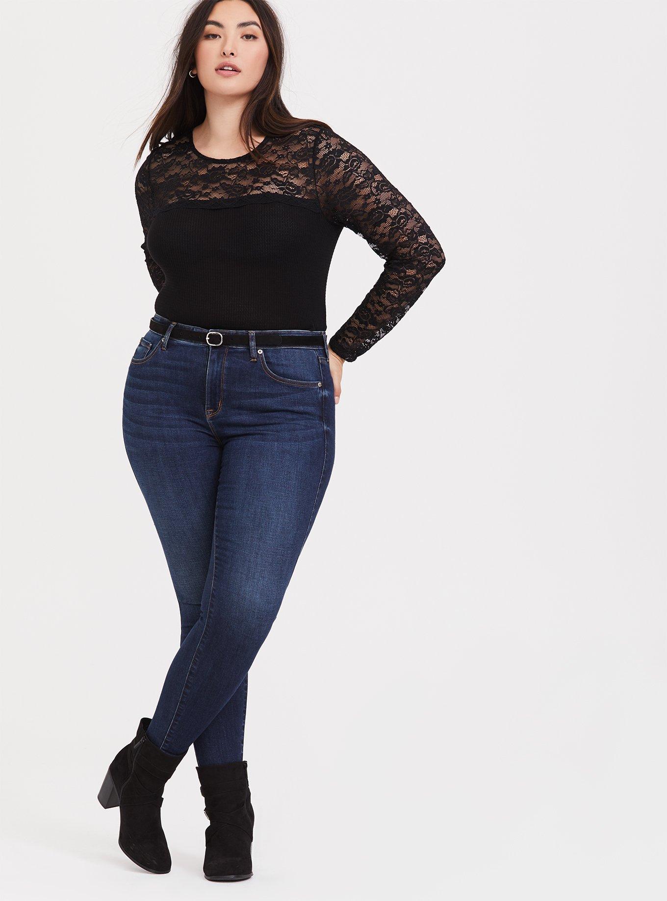 Sky High Skinny Jean - Comfort Stretch Dark Wash, JINX, alternate