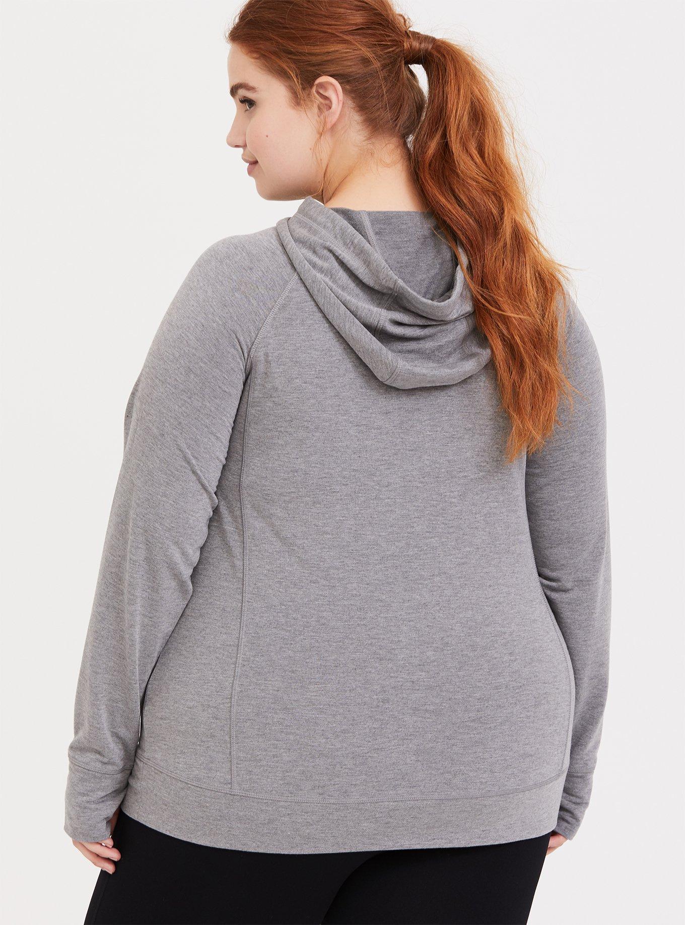 Plus Size Harry Potter Triwizard Crest Grey Hoodie, GREY, alternate