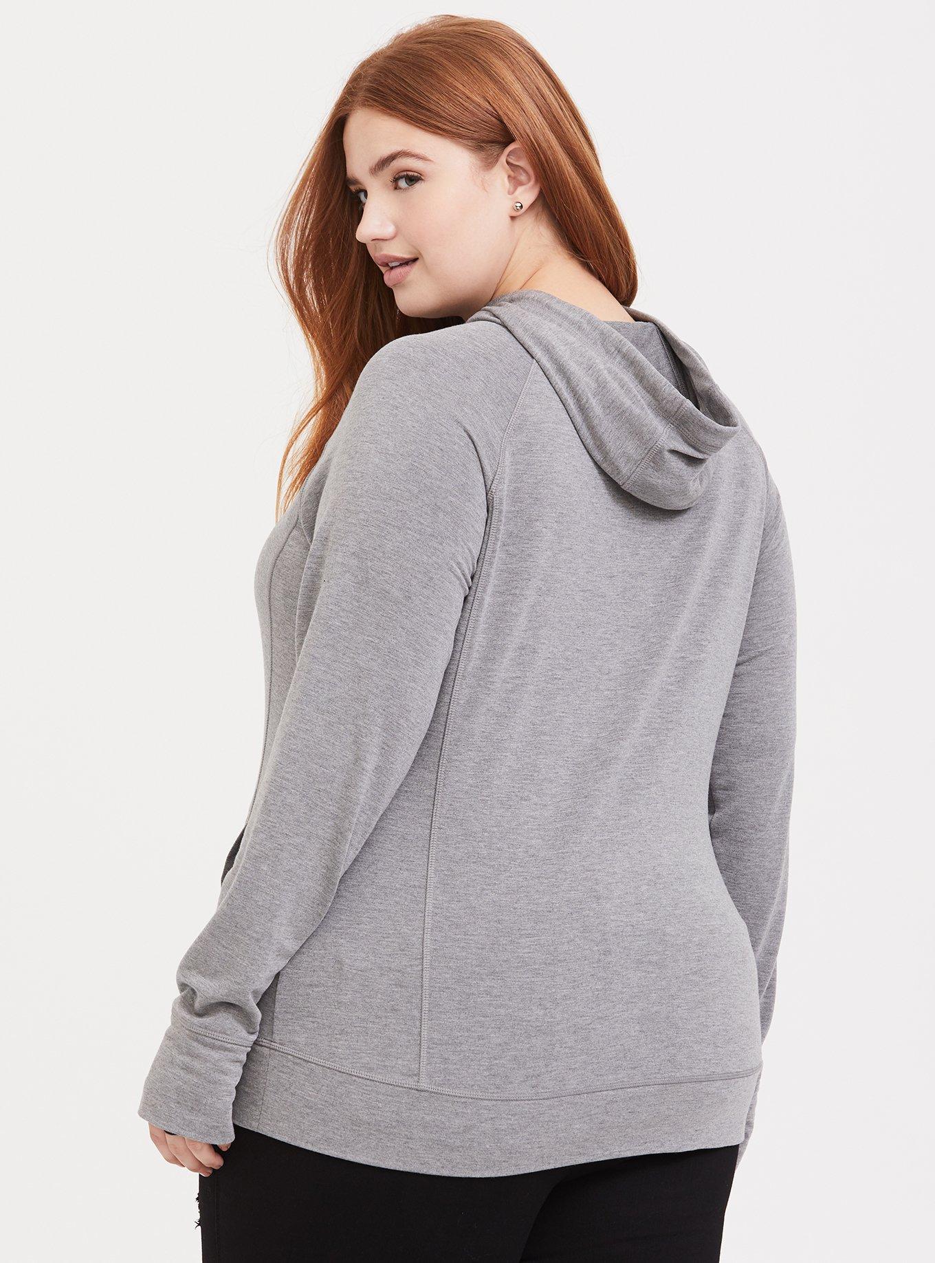 Plus Size - Harry Potter Triwizard Crest Grey Hoodie - Torrid