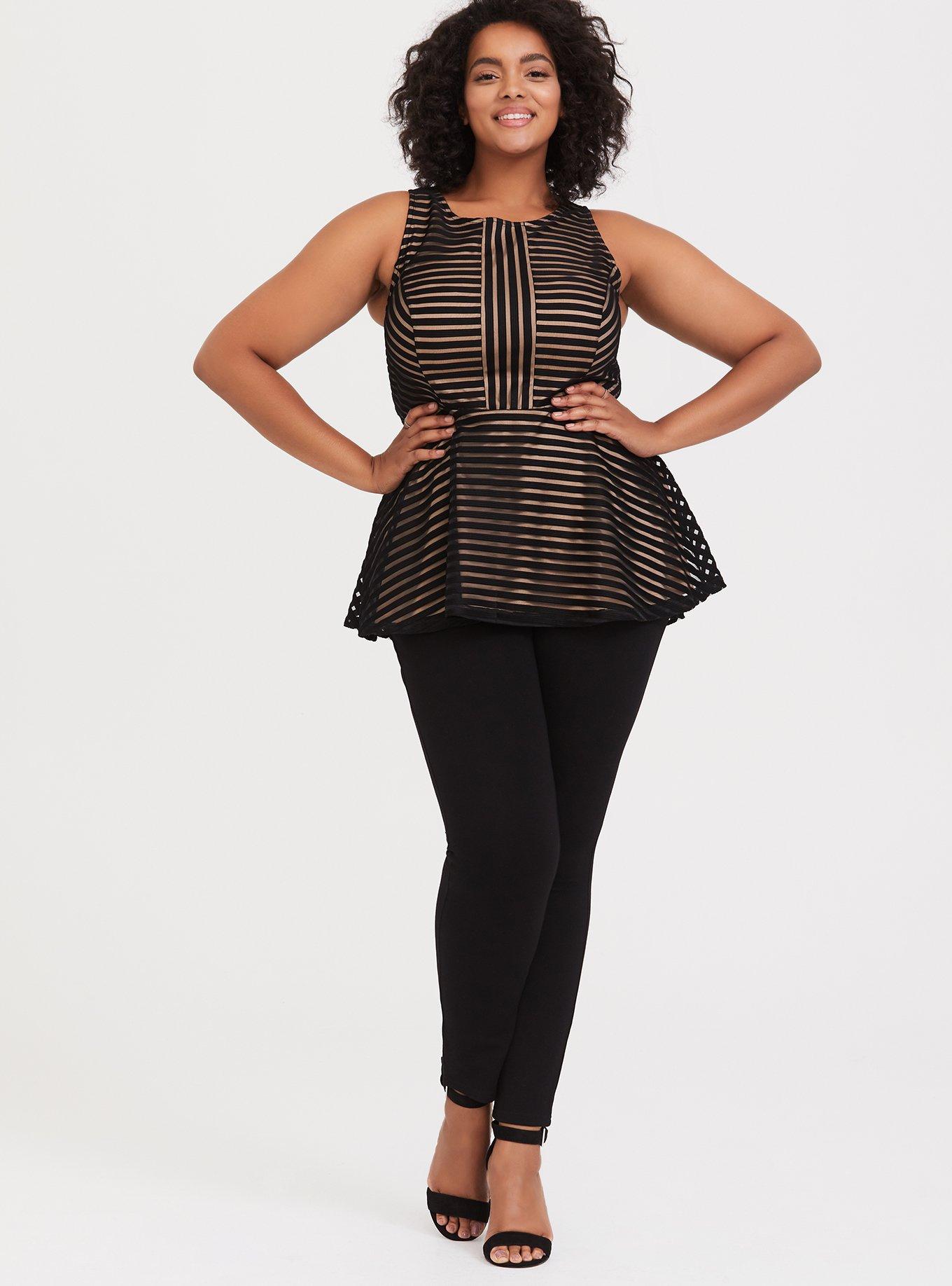 Torrid peplum hot sale top