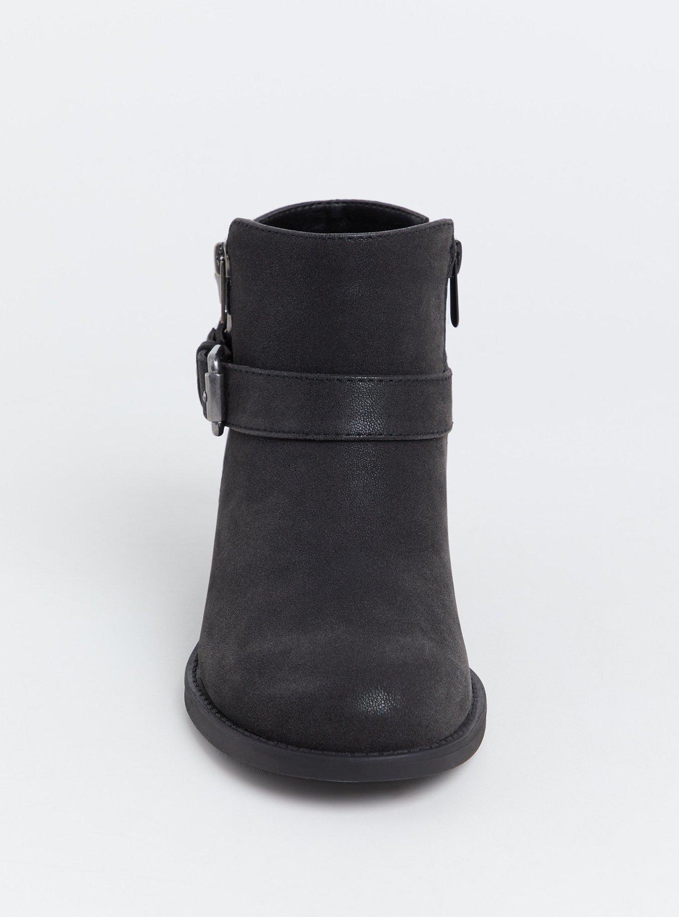 Brushed Buckle Bootie (WW), BLACK, alternate