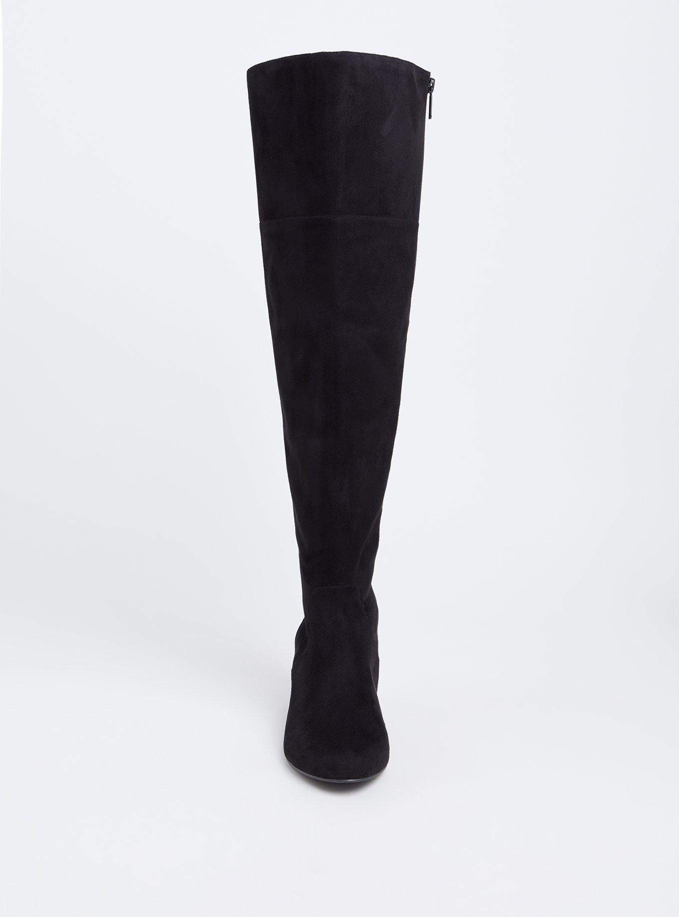 Extra wide over the knee outlet boots