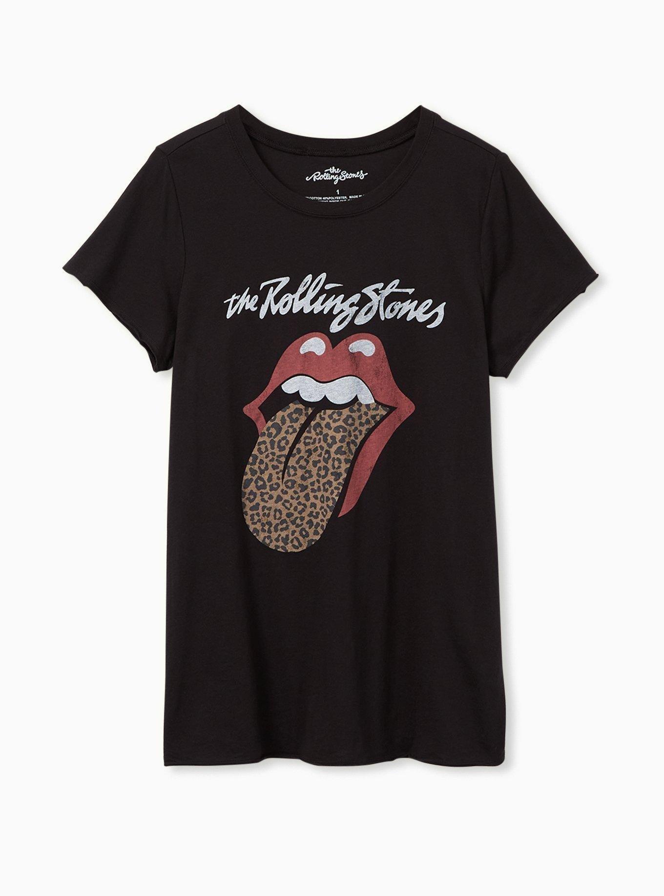 The Rolling Stones - Retro 70s Vibe Unisex Small T-Shirt - Black